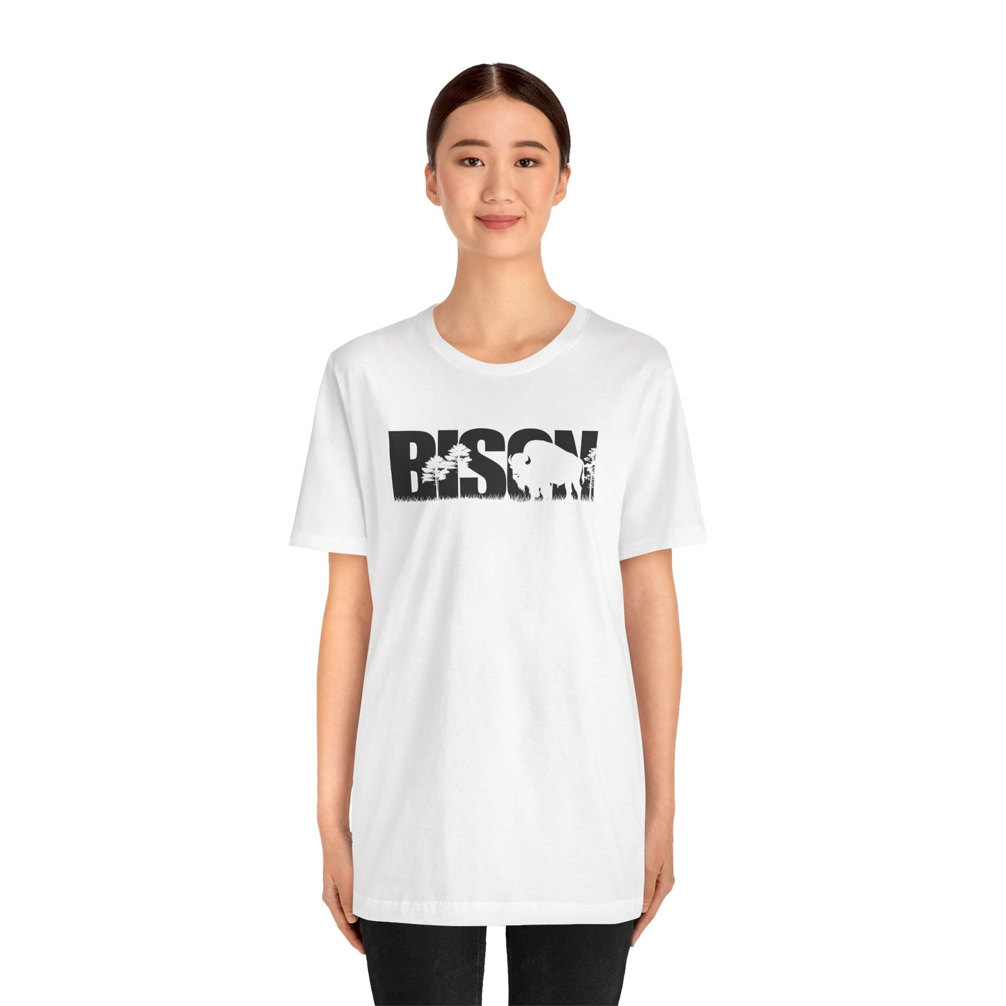 BISON Adult Unisex Tee Shirt by Zoo Guide™