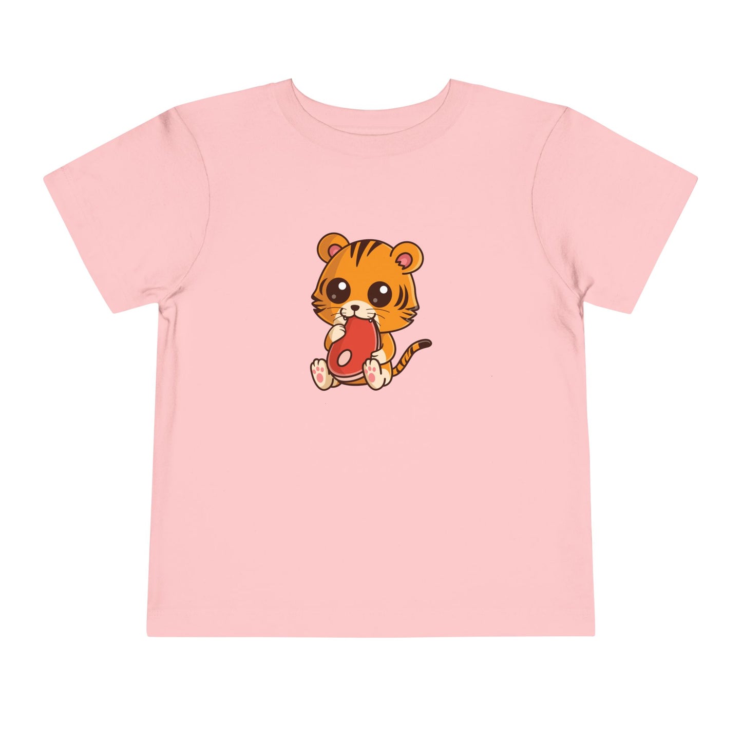 Tiger Snakin' Kawaii Style Toddler Tee Shirt by Zoo Guide™