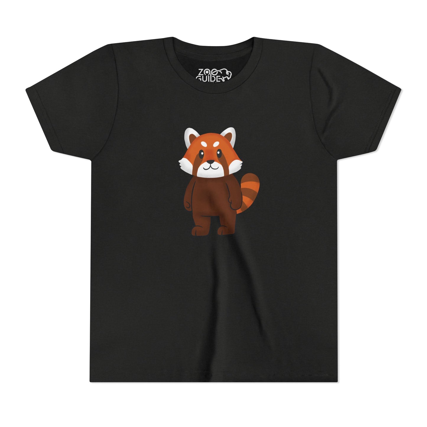 Red Panda Standing Youth Tee Shirt by Zoo Guide™