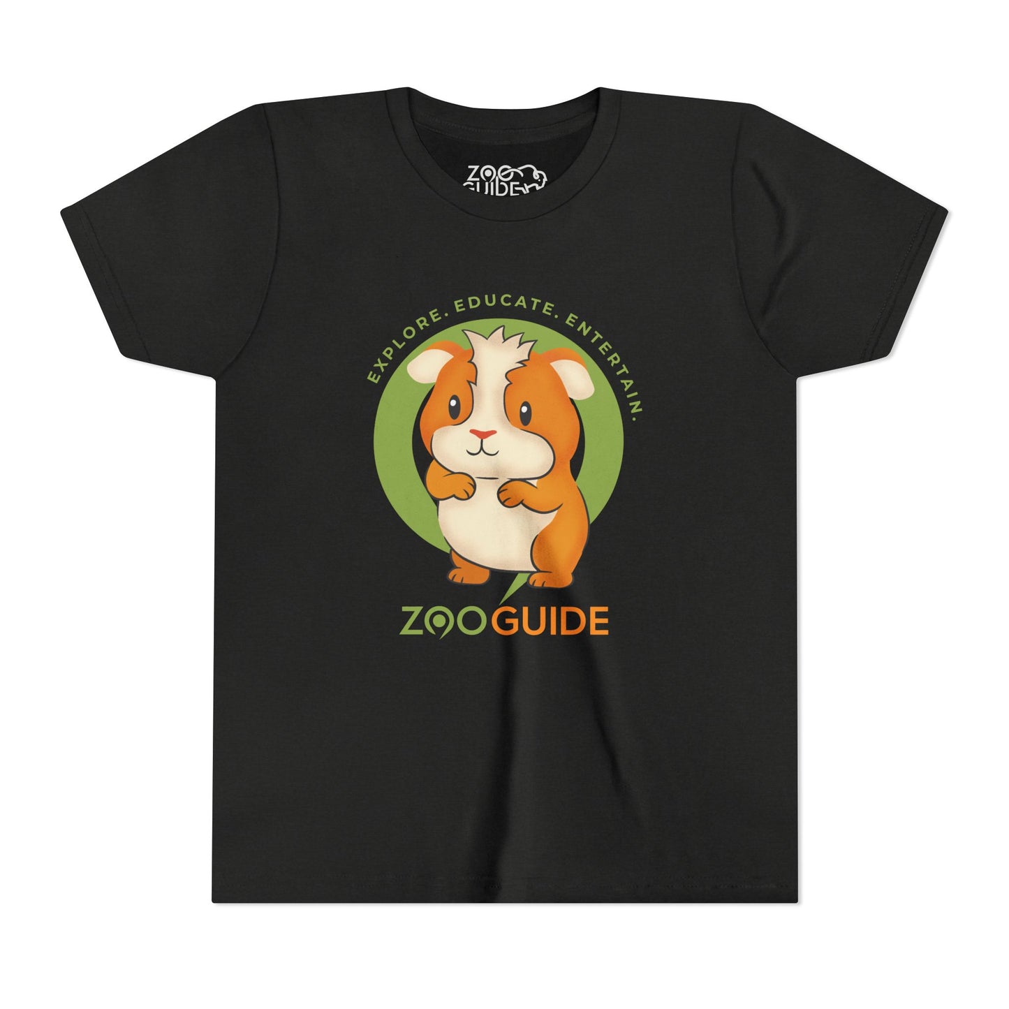 Guinea Pig Standing in Zoo Guide™ Waypoint Icon Youth Tee Shirt by Zoo Guide™