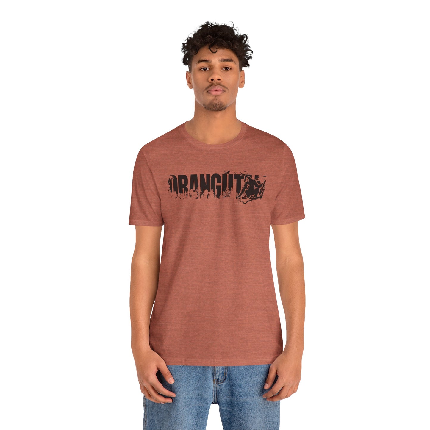 ORANGUTAN Adult Unisex Tee Shirt by Zoo Guide™