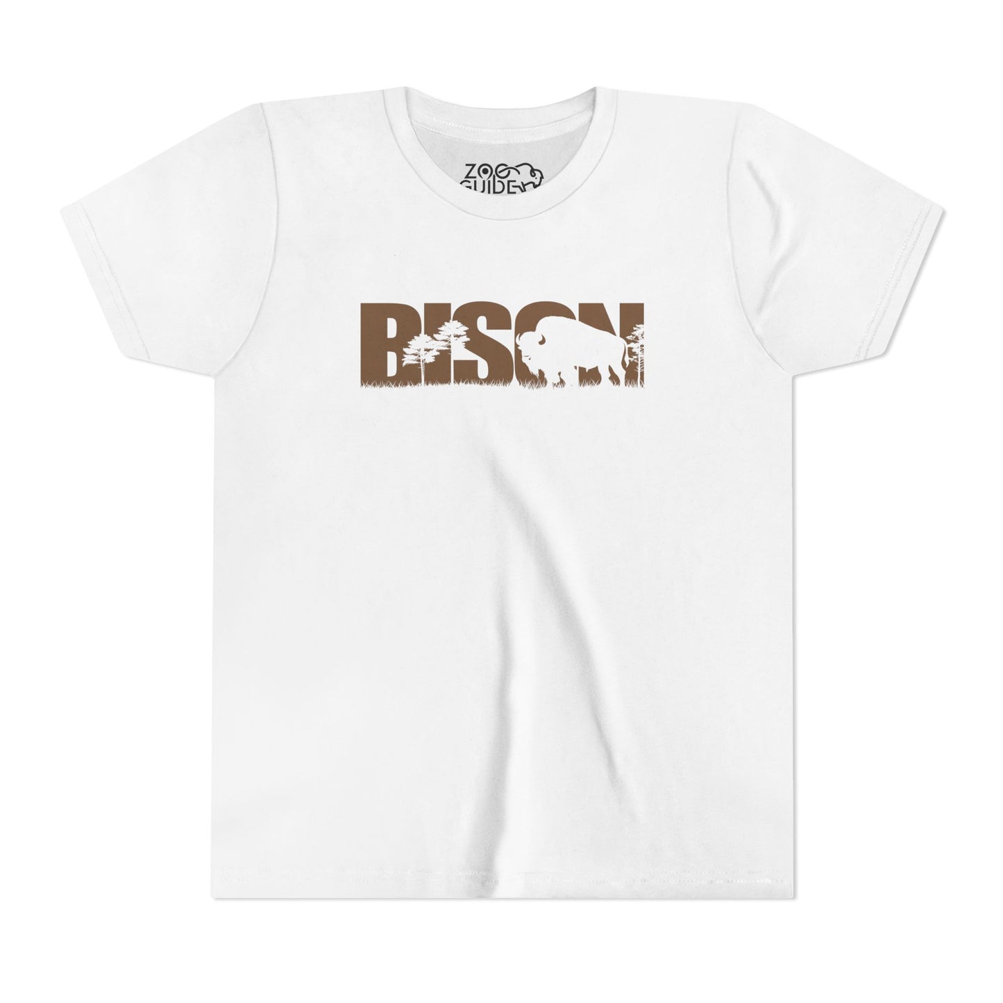 BISON Color Youth Tee Shirt by Zoo Guide™