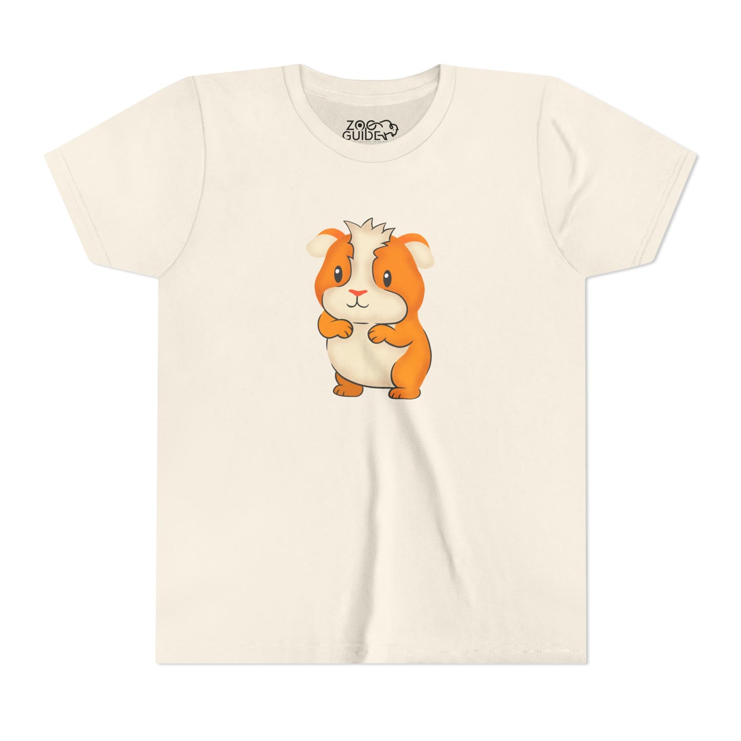 Guinea Pig Standing Youth Tee Shirt by Zoo Guide™