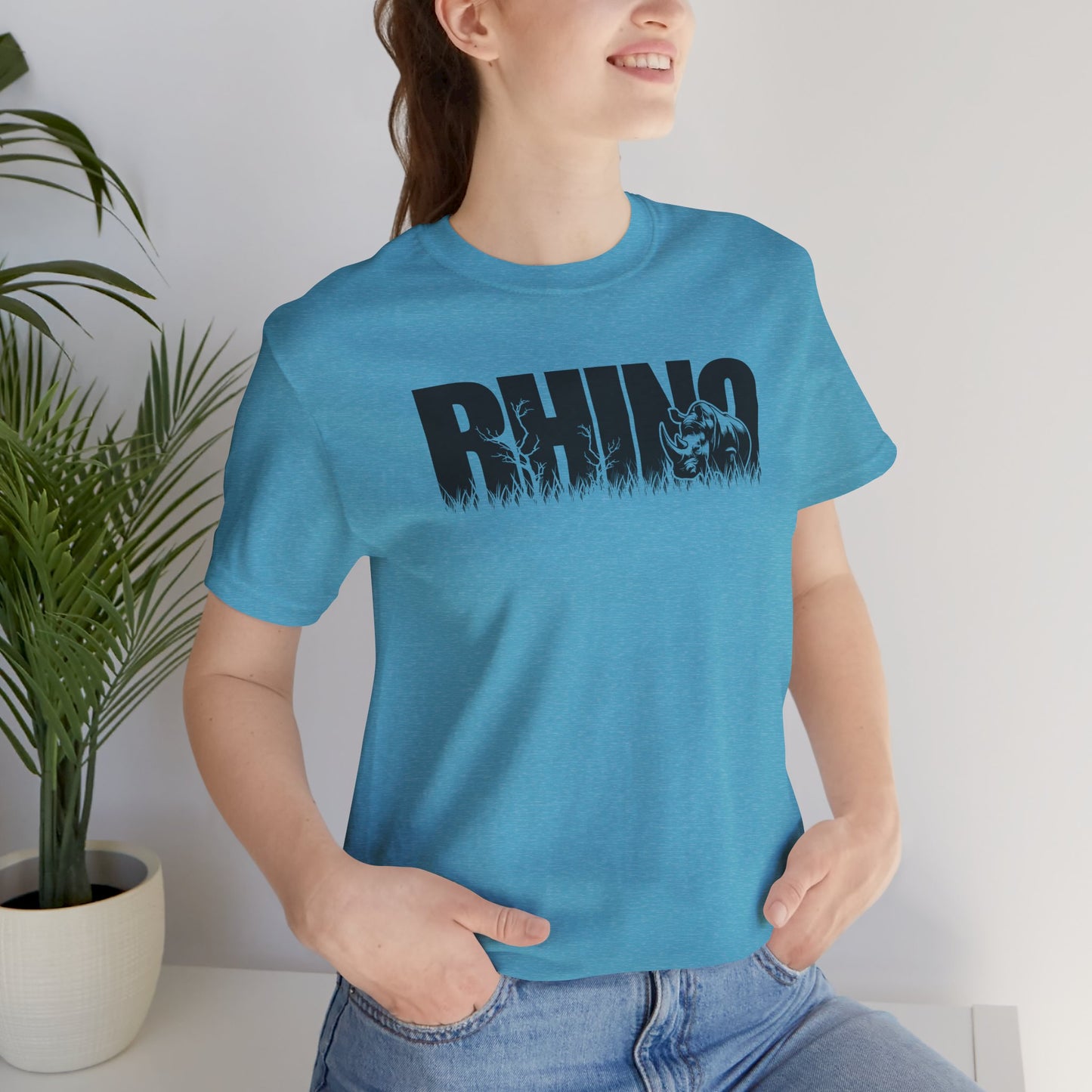 RHINO Adult Unisex Tee Shirt by Zoo Guide™