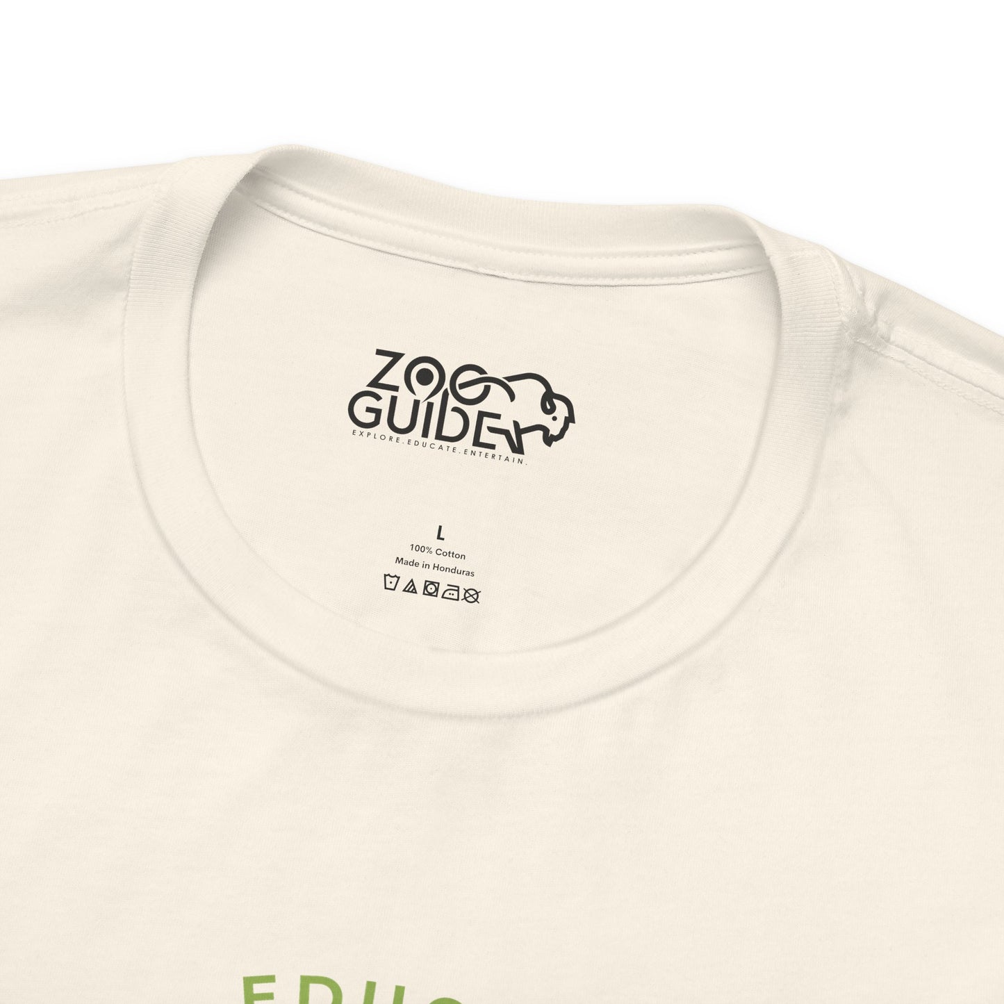 Sloth 'Hang in there' Adult Unisex Tee Shirt by Zoo Guide™