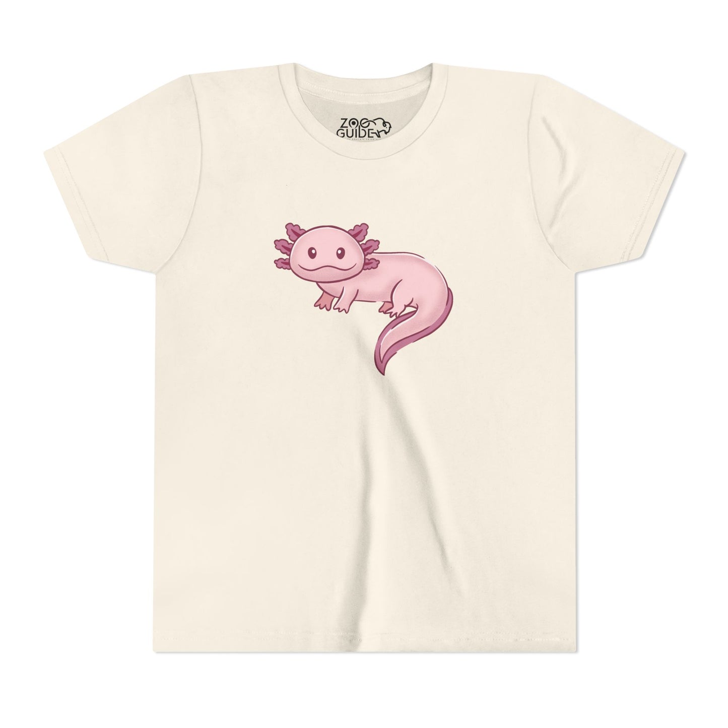 Axolotl Youth Tee Shirt by Zoo Guide™