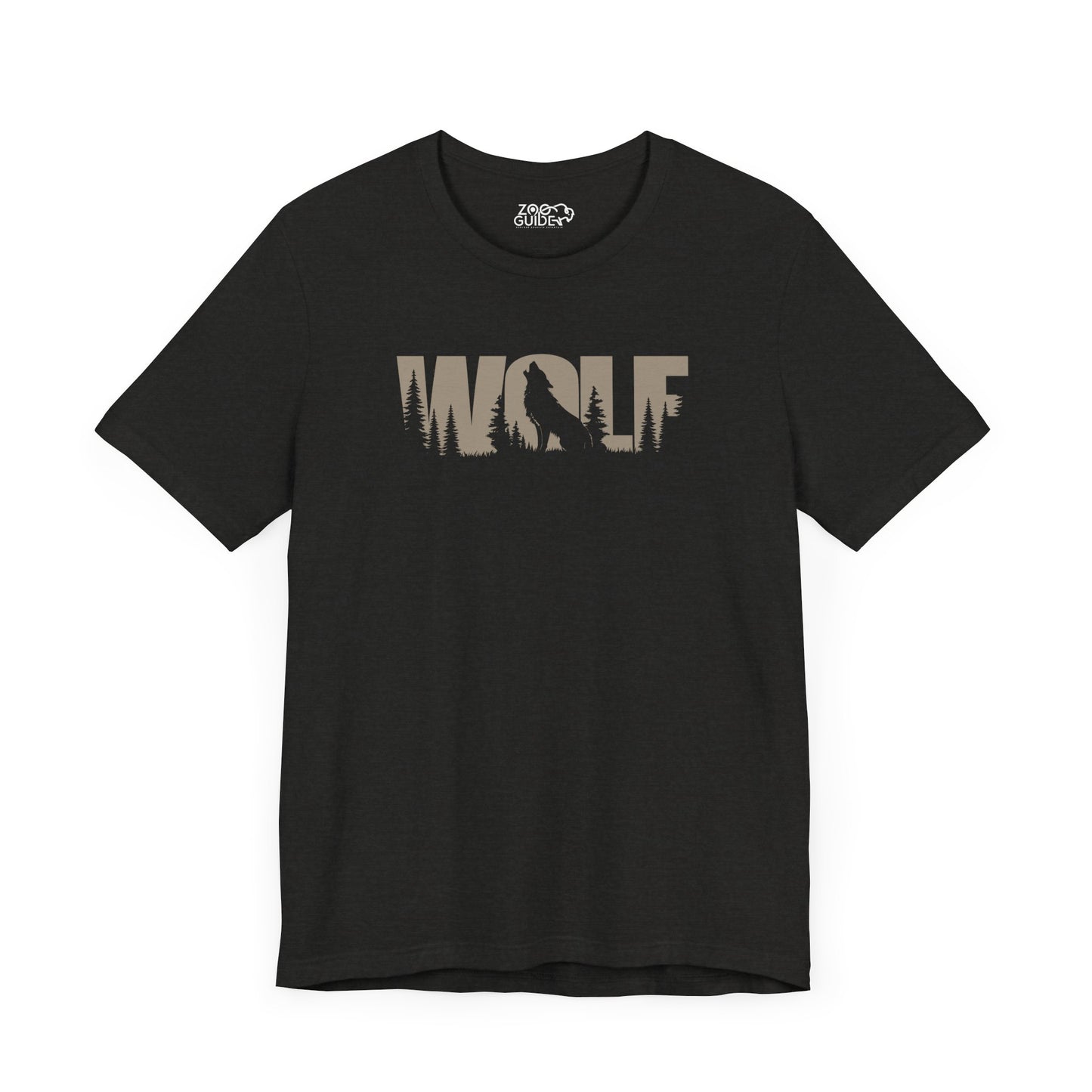 WOLF Color Adult Unisex Tee Shirt by Zoo Guide™
