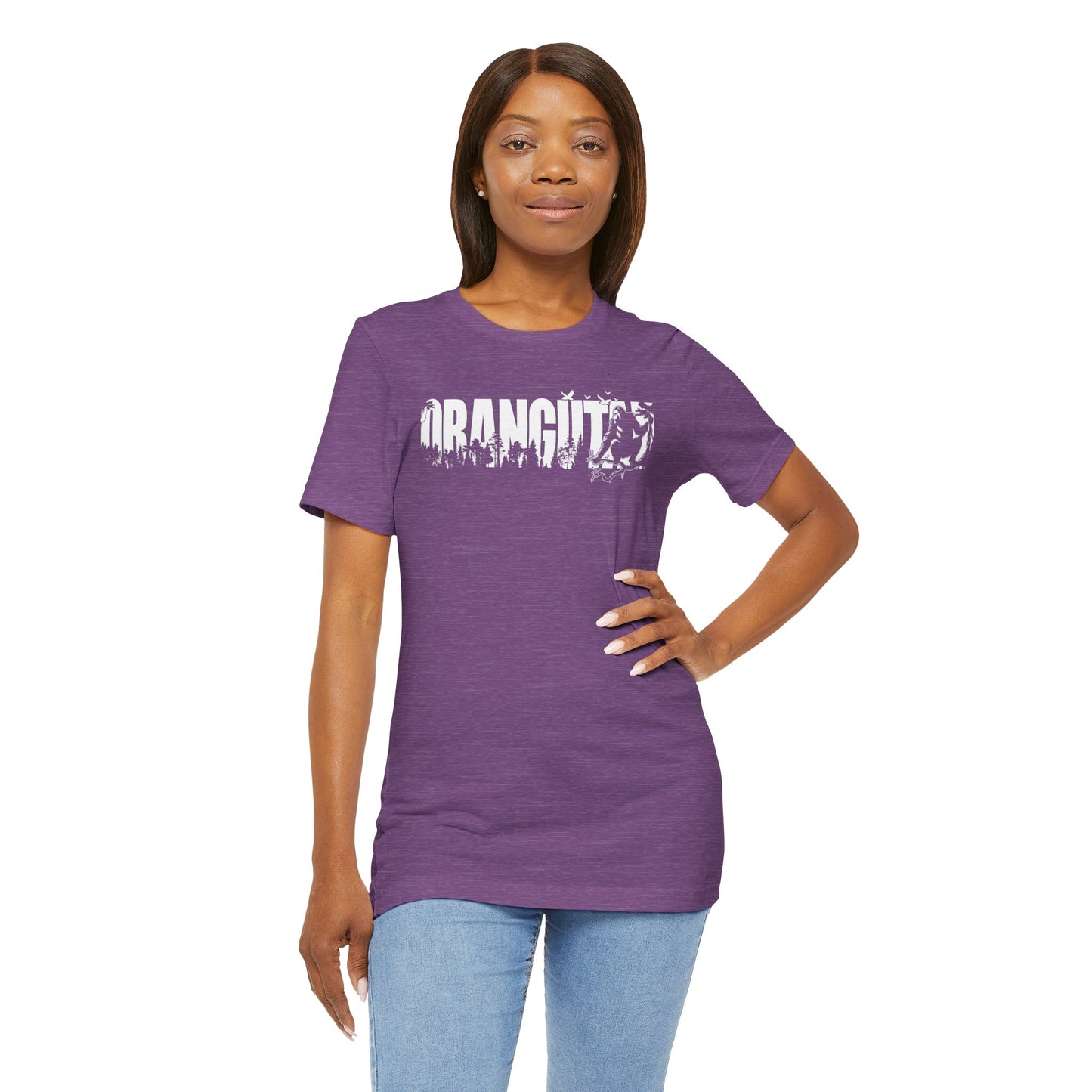 ORANGUTAN Adult Unisex Tee Shirt by Zoo Guide™