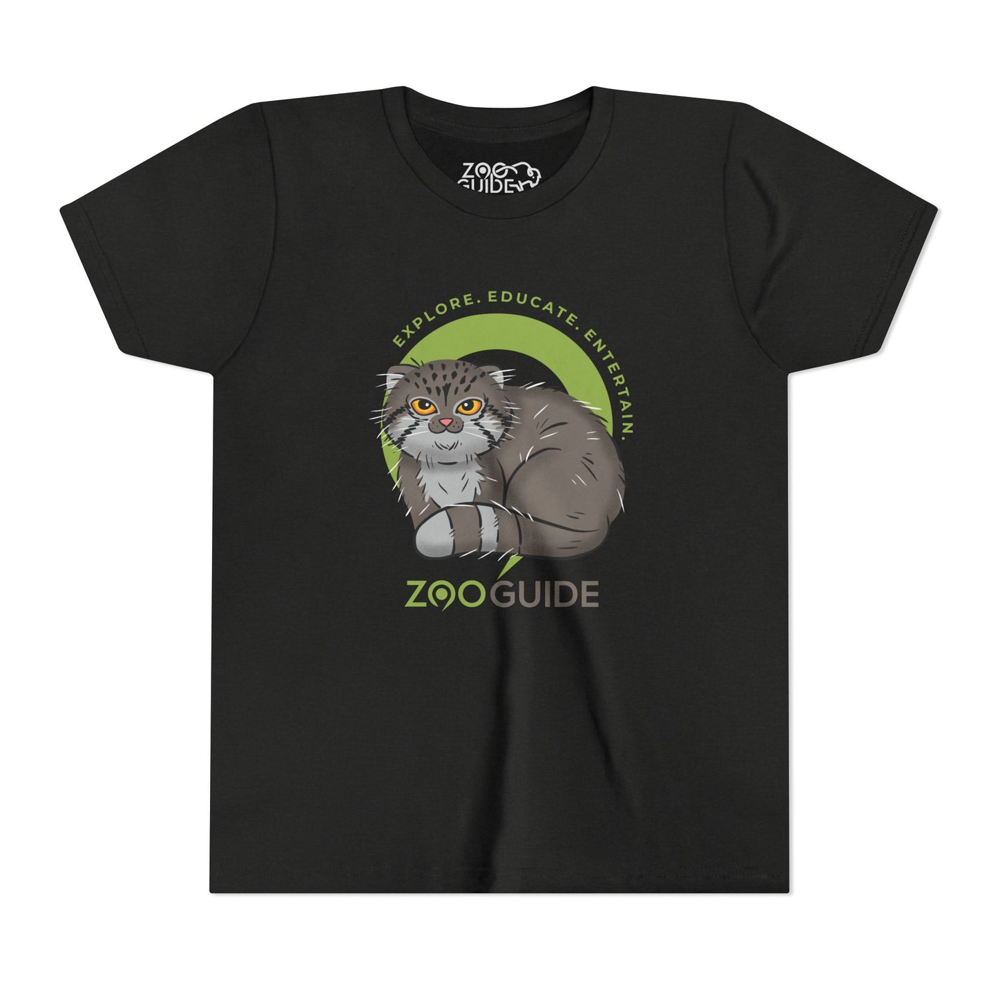 Pallas's Cat in Zoo Guide™ Waypoint Icon Youth Tee Shirt by Zoo Guide™