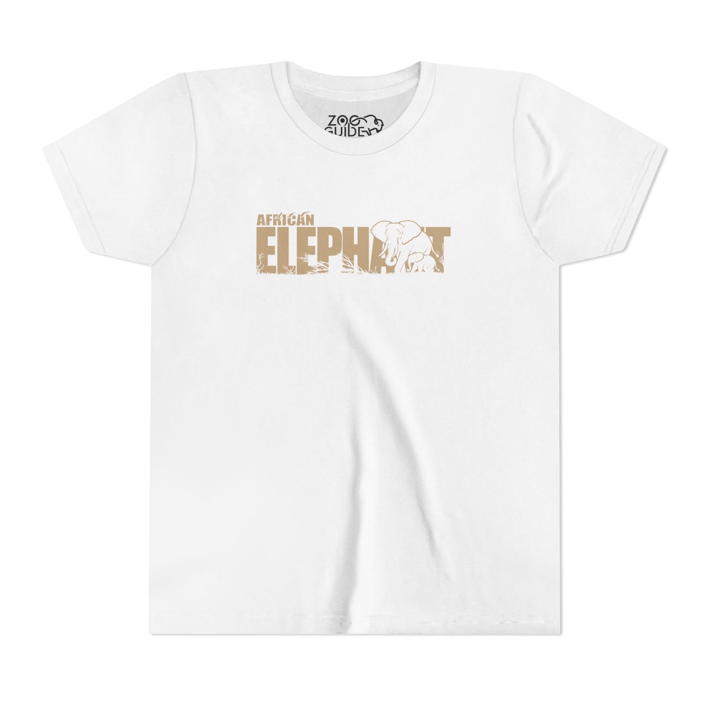 AFRICAN ELEPHANT Youth Tee Shirt by Zoo Guide™