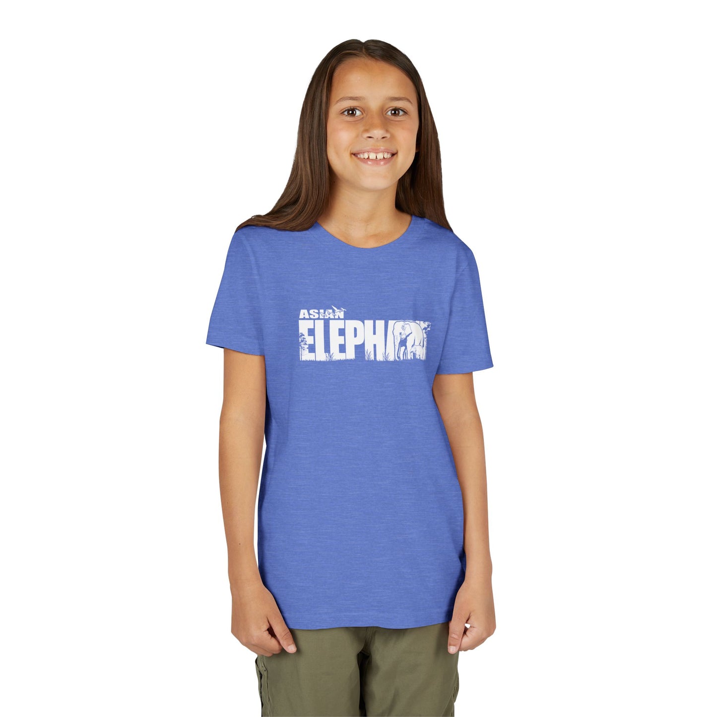 ASIAN ELEPHANT Youth Tee Shirt by Zoo Guide™