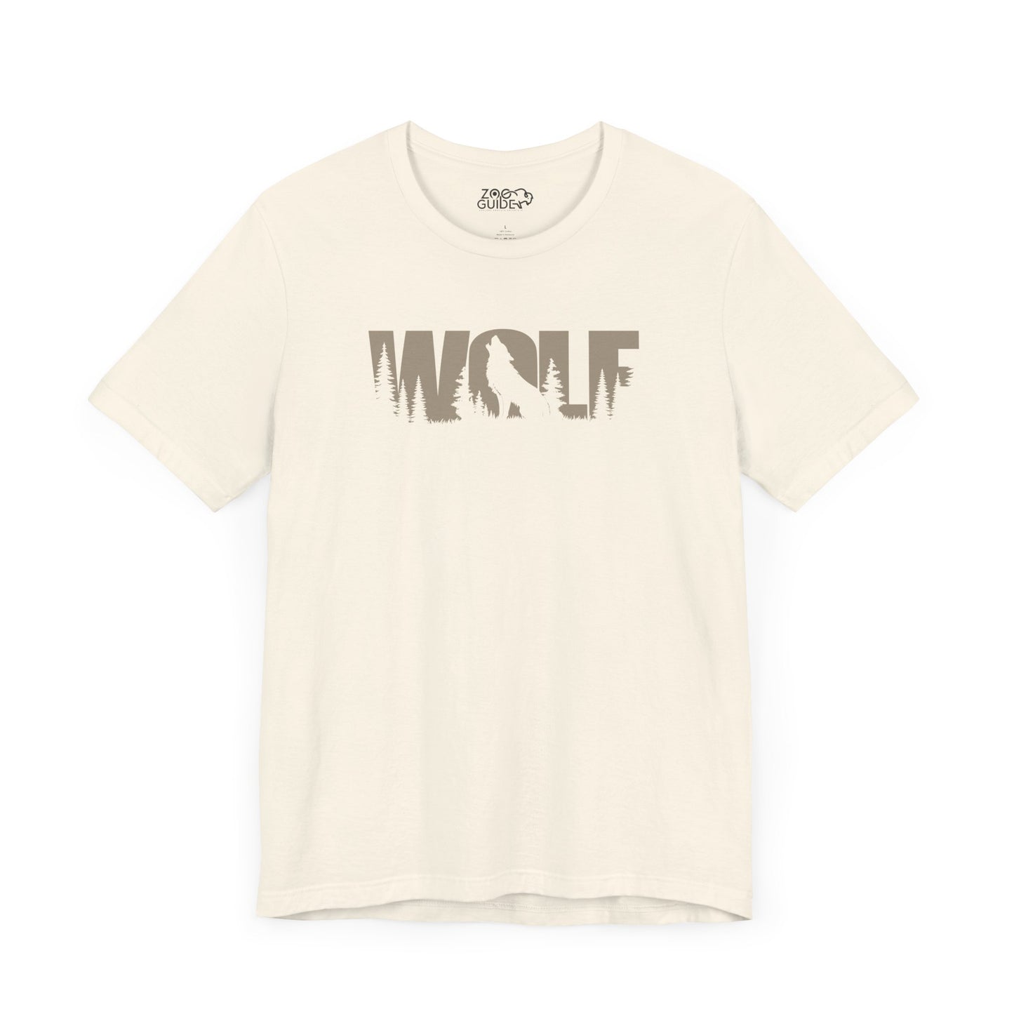 WOLF Color Adult Unisex Tee Shirt by Zoo Guide™