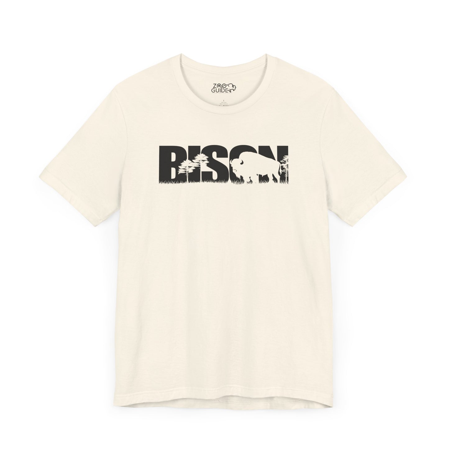 BISON Adult Unisex Tee Shirt by Zoo Guide™