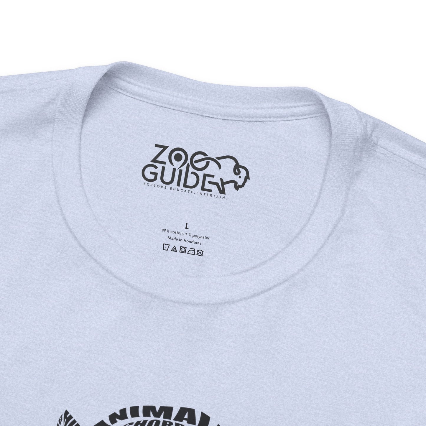 Tiger Word Art Adult Unisex Short Sleeve Tee