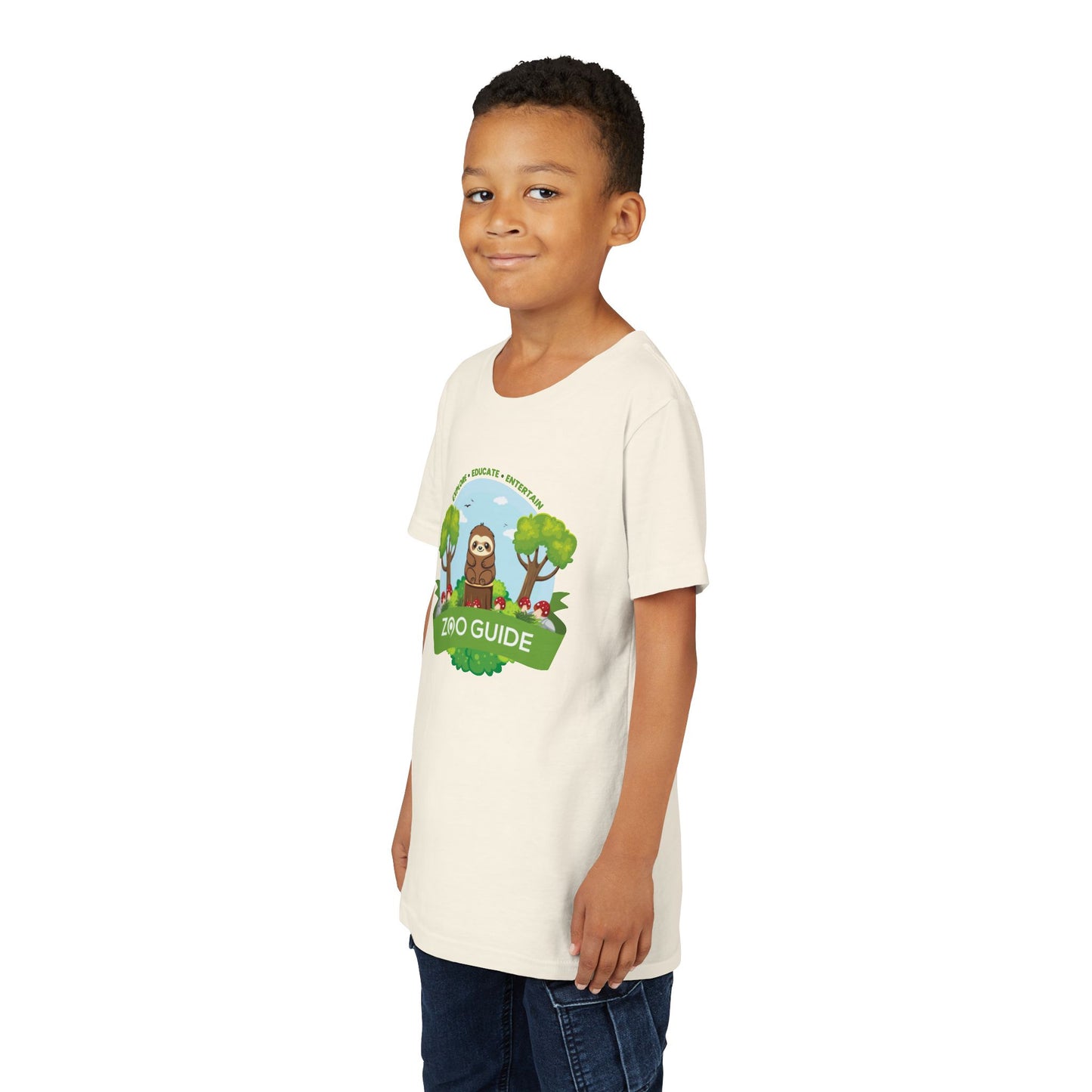 Sloth Youth Short Sleeve Tee by Zoo Guide™