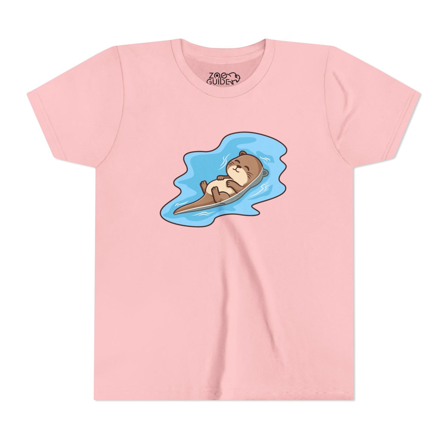 Otter Kawaii Style Youth Tee Shirt by Zoo Guide™