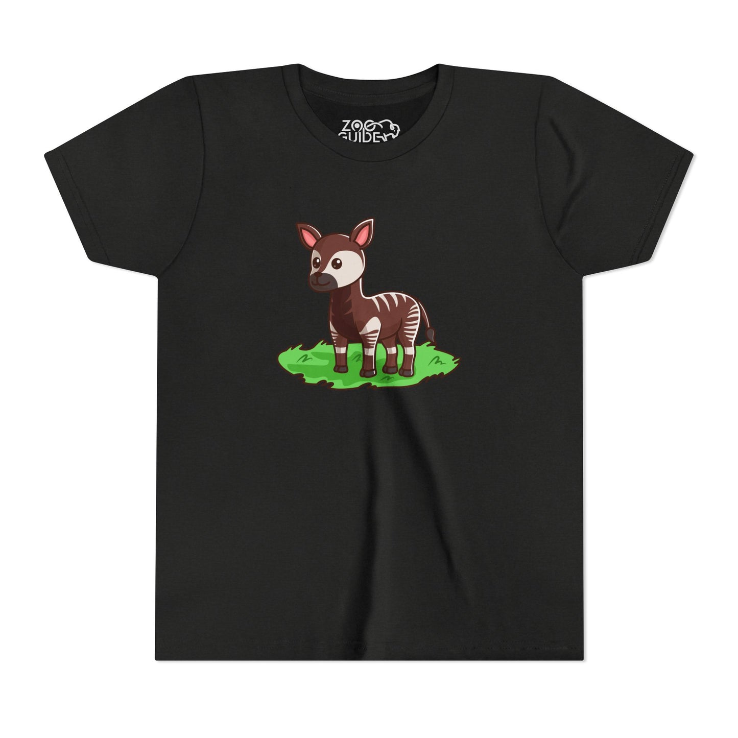 Okapi Kawaii Style Youth Tee Shirt by Zoo Guide™