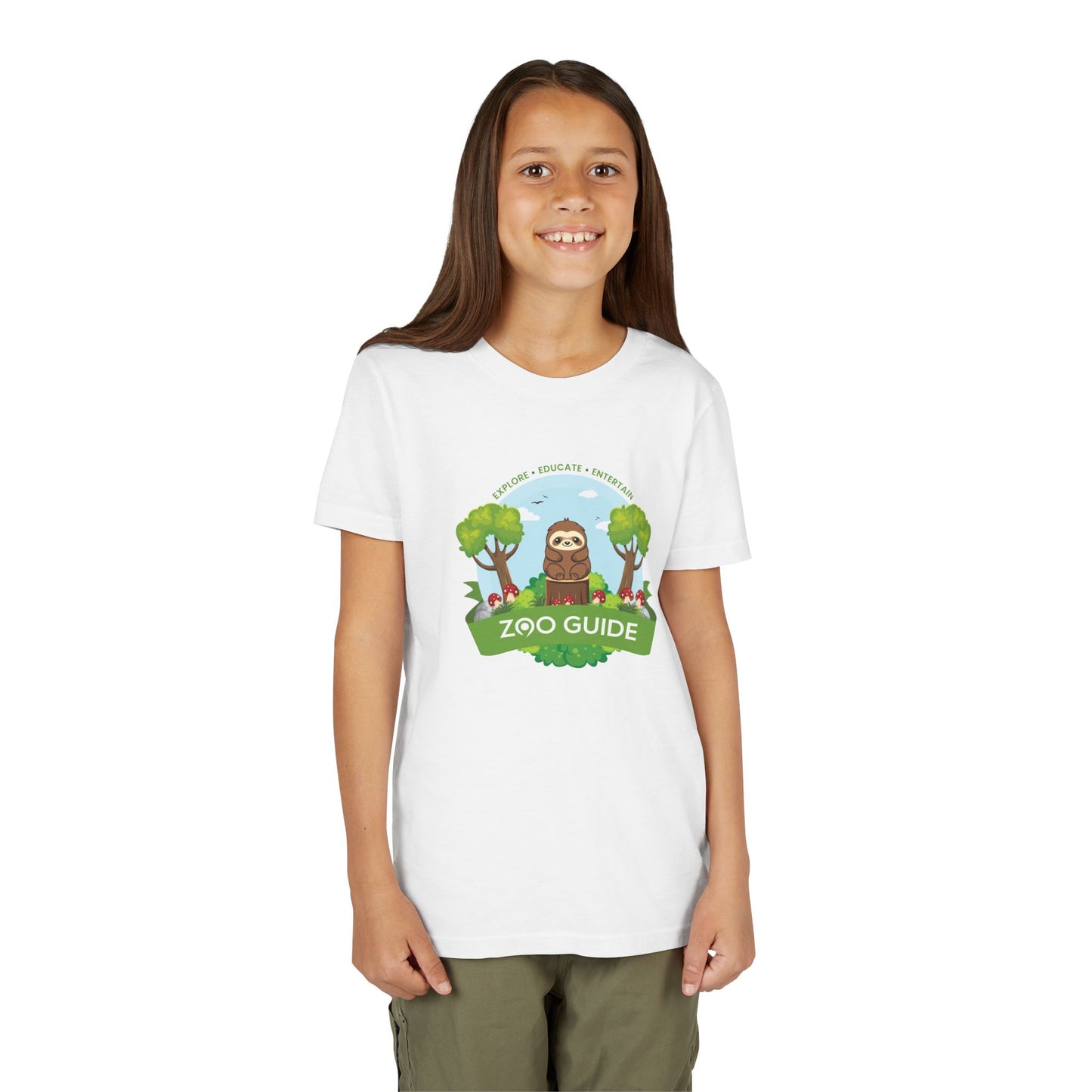 Sloth Youth Short Sleeve Tee by Zoo Guide™