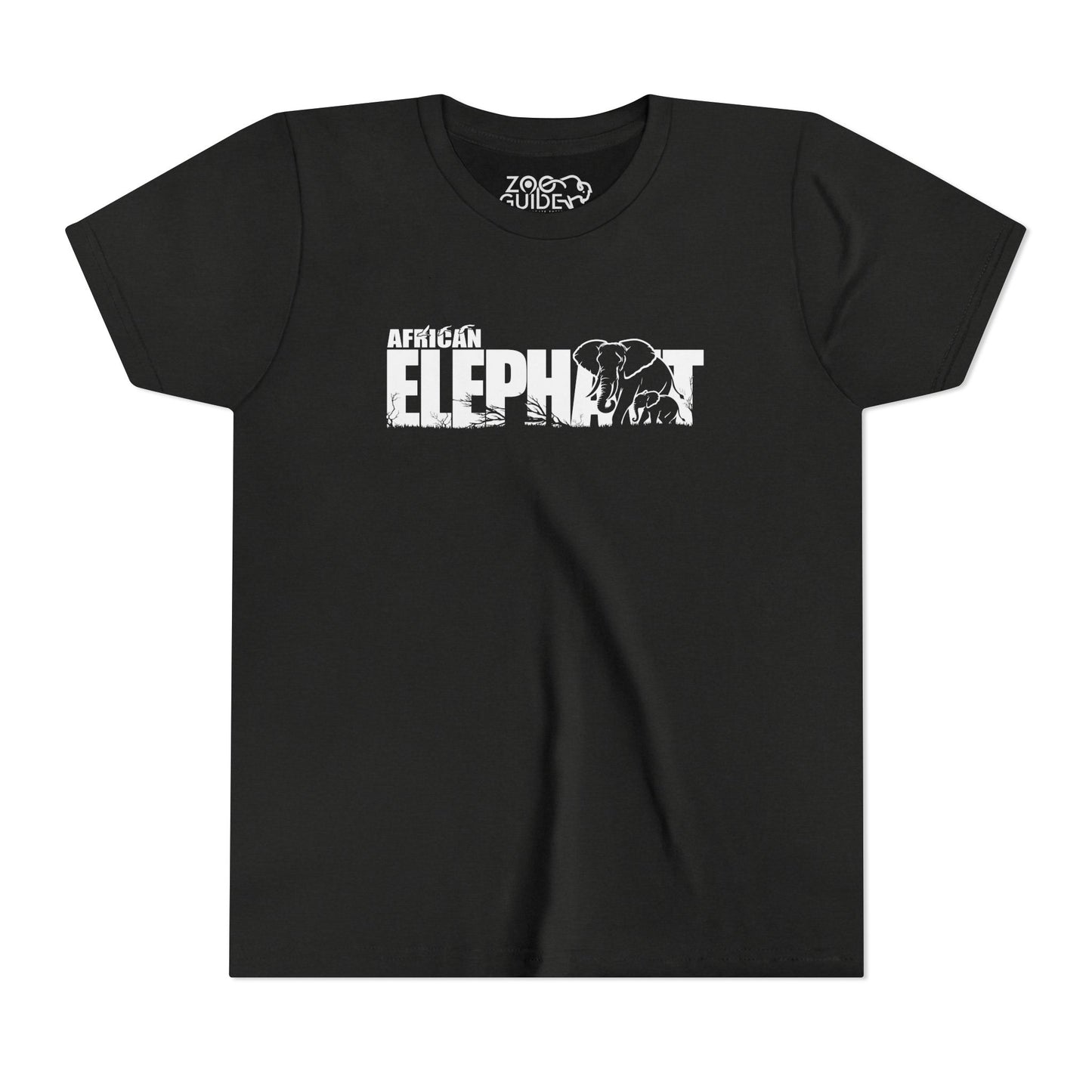 AFRICAN ELEPHANT Youth Tee Shirt by Zoo Guide™
