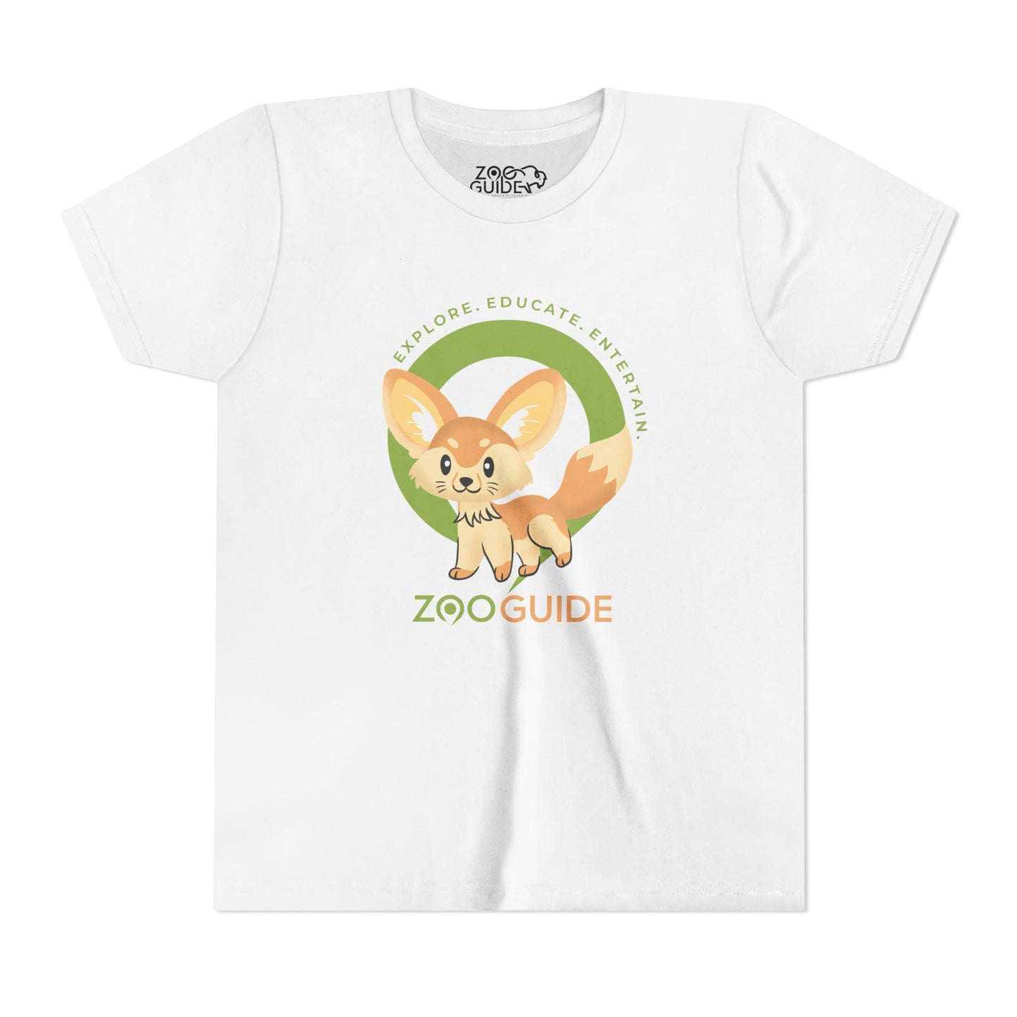Fennec Fox in Zoo Guide™ Waypoint Icon Youth Tee Shirt by Zoo Guide™