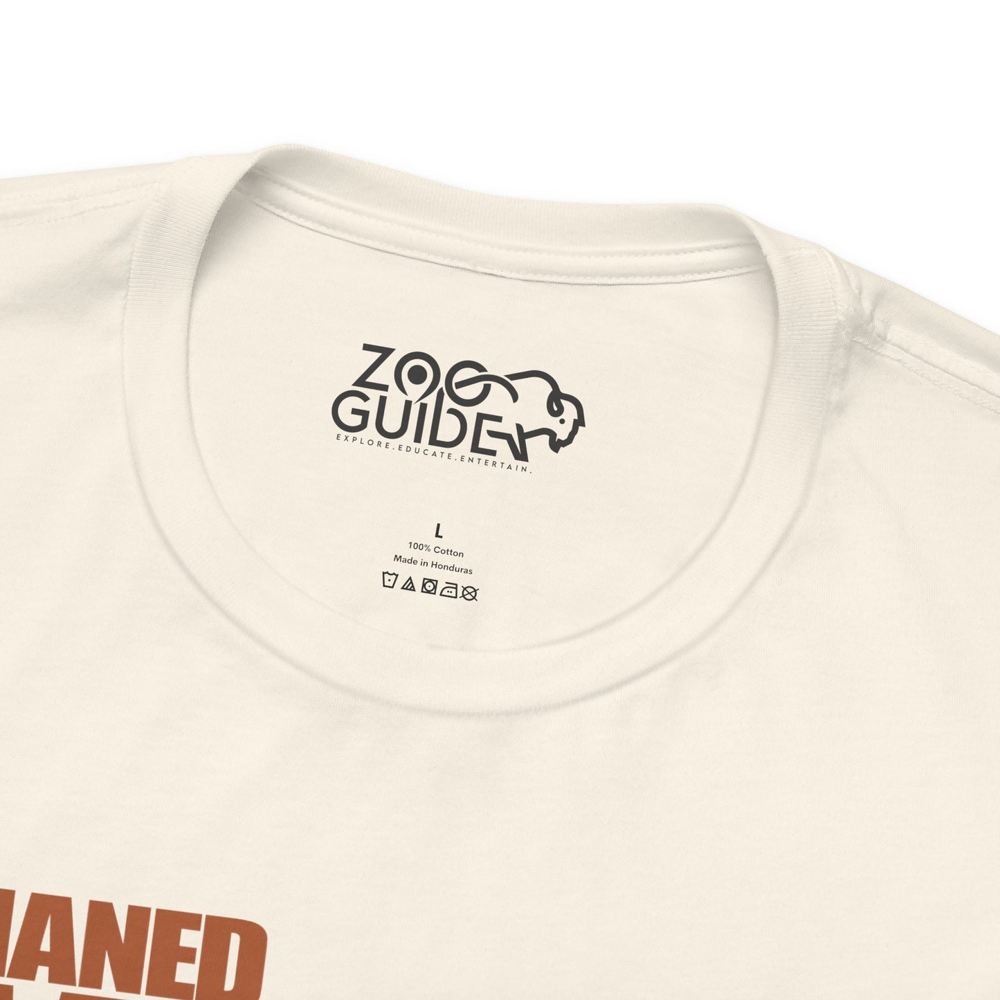 MANED WOLF Color Adult Unisex Tee Shirt by Zoo Guide™