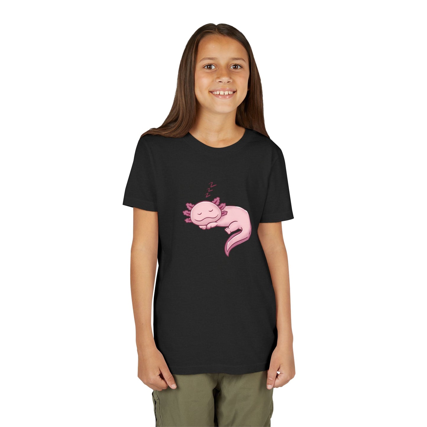 Axolotl Sleeping Youth Tee Shirt by Zoo Guide™