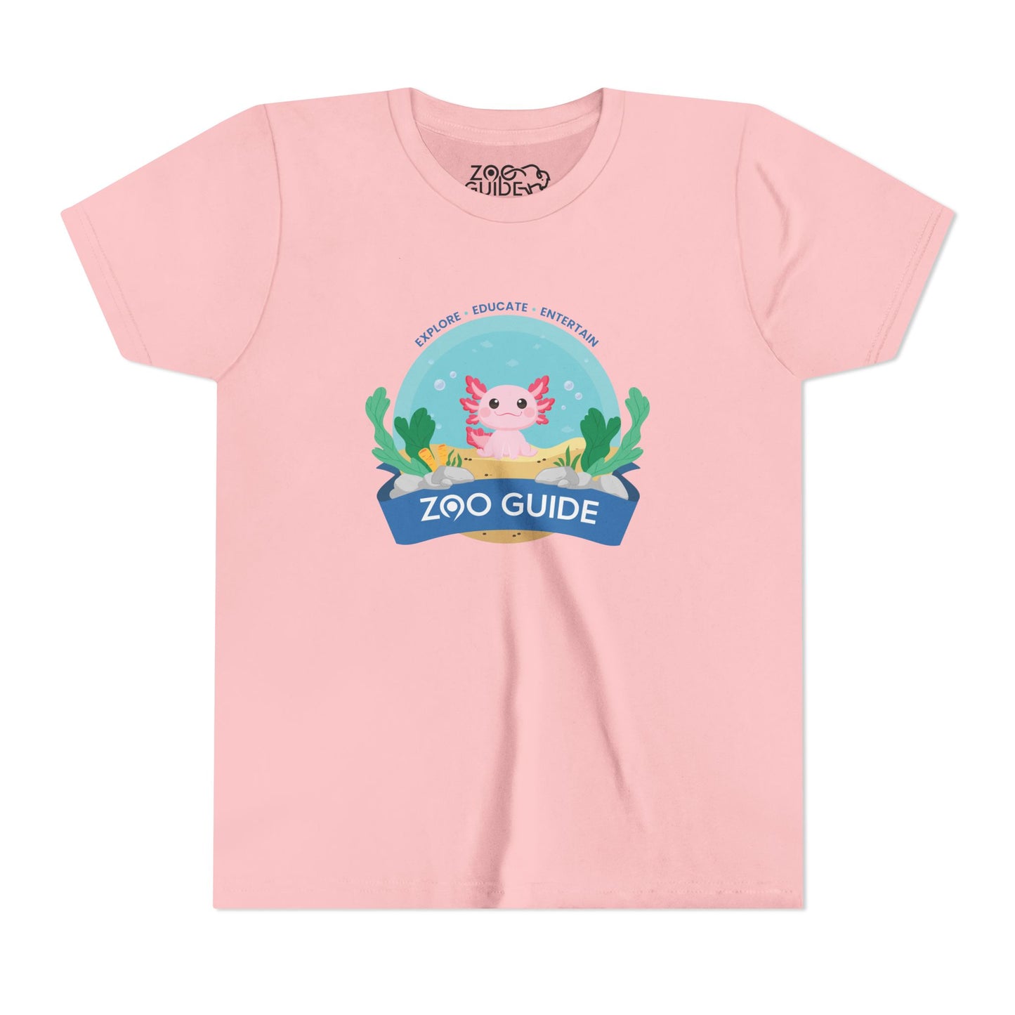 Axolotl Youth Short Sleeve Tee by Zoo Guide™