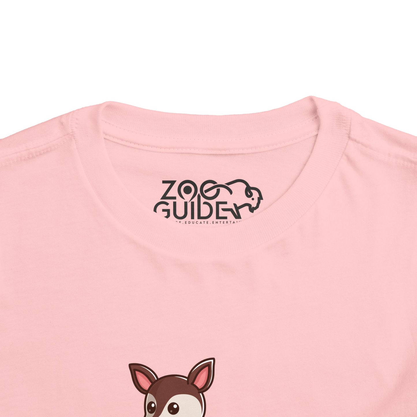 Okapi Kawaii Style Toddler Tee Shirt by Zoo Guide™
