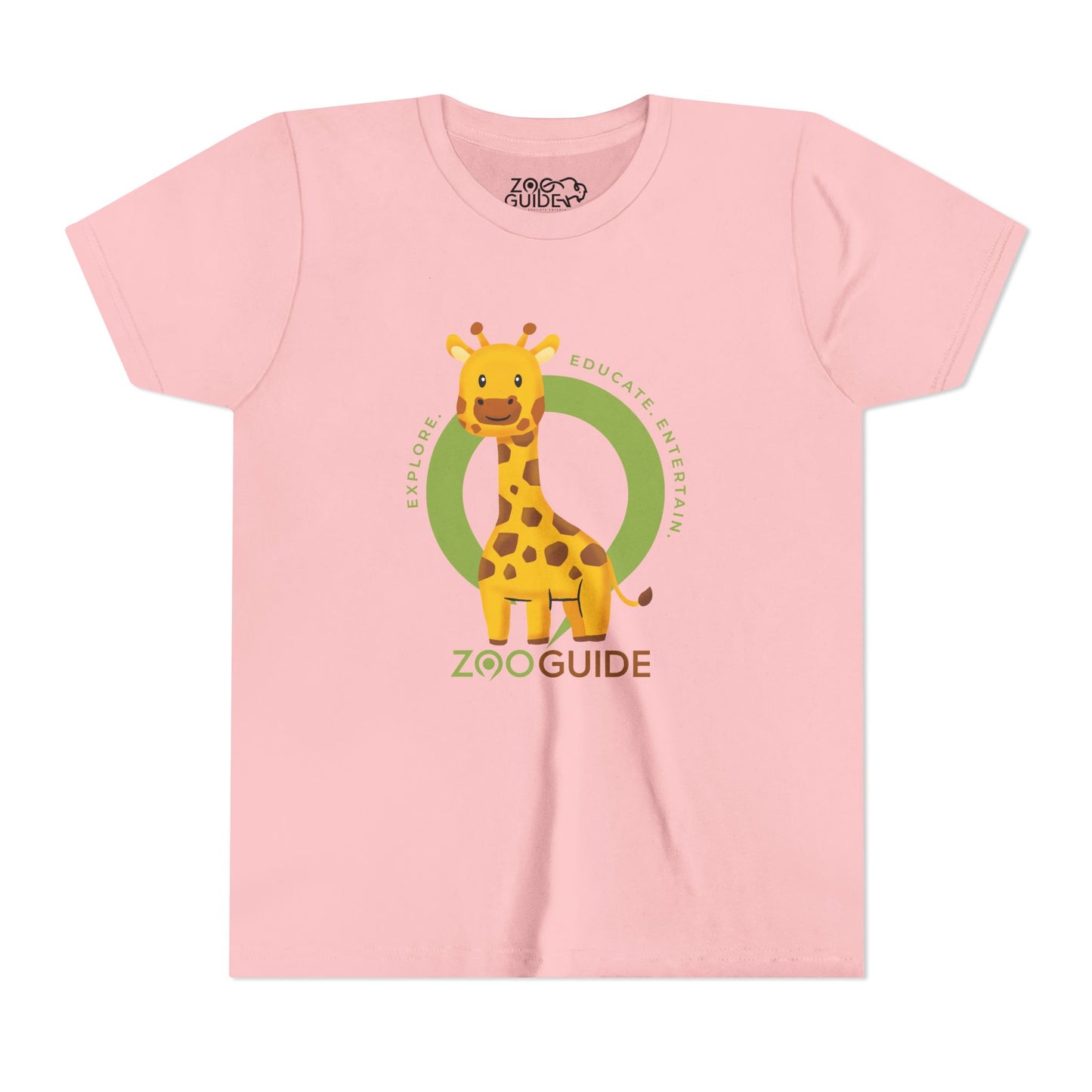 Giraffe in Zoo Guide™ Waypoint Icon Youth Tee Shirt by Zoo Guide™