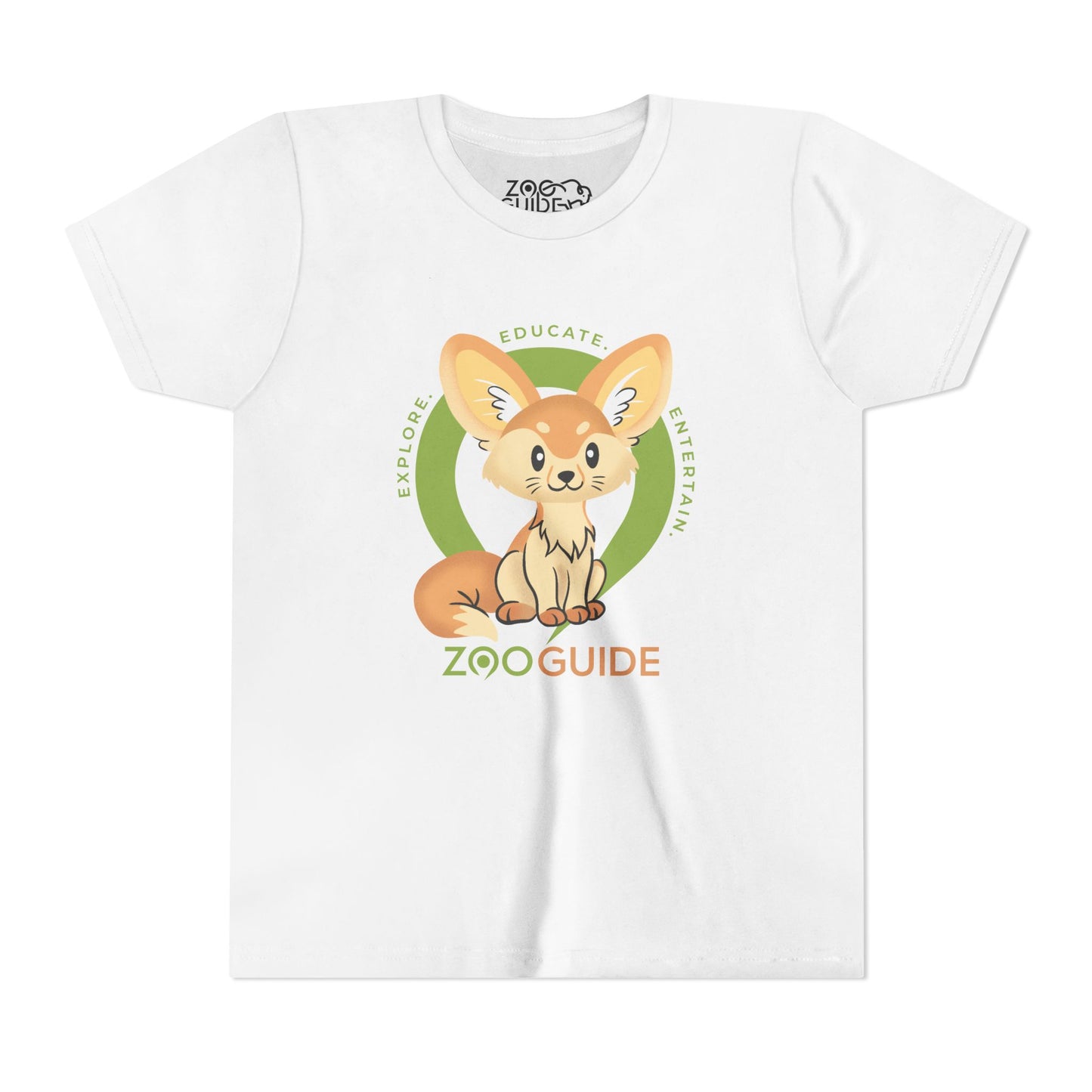 Fennec Fox in Zoo Guide™ Waypoint Icon Youth Tee Shirt by Zoo Guide™