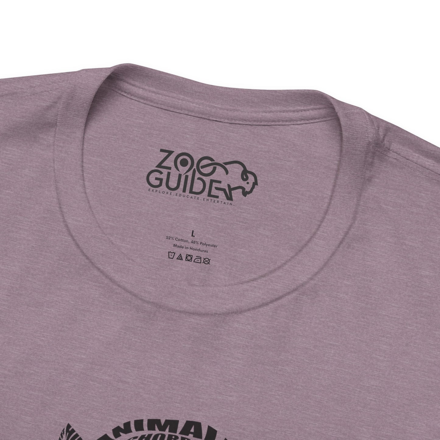 Tiger Word Art Adult Unisex Short Sleeve Tee
