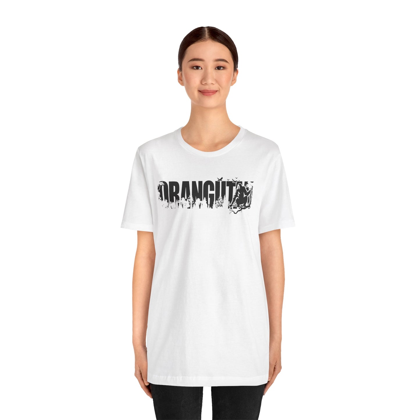 ORANGUTAN Adult Unisex Tee Shirt by Zoo Guide™