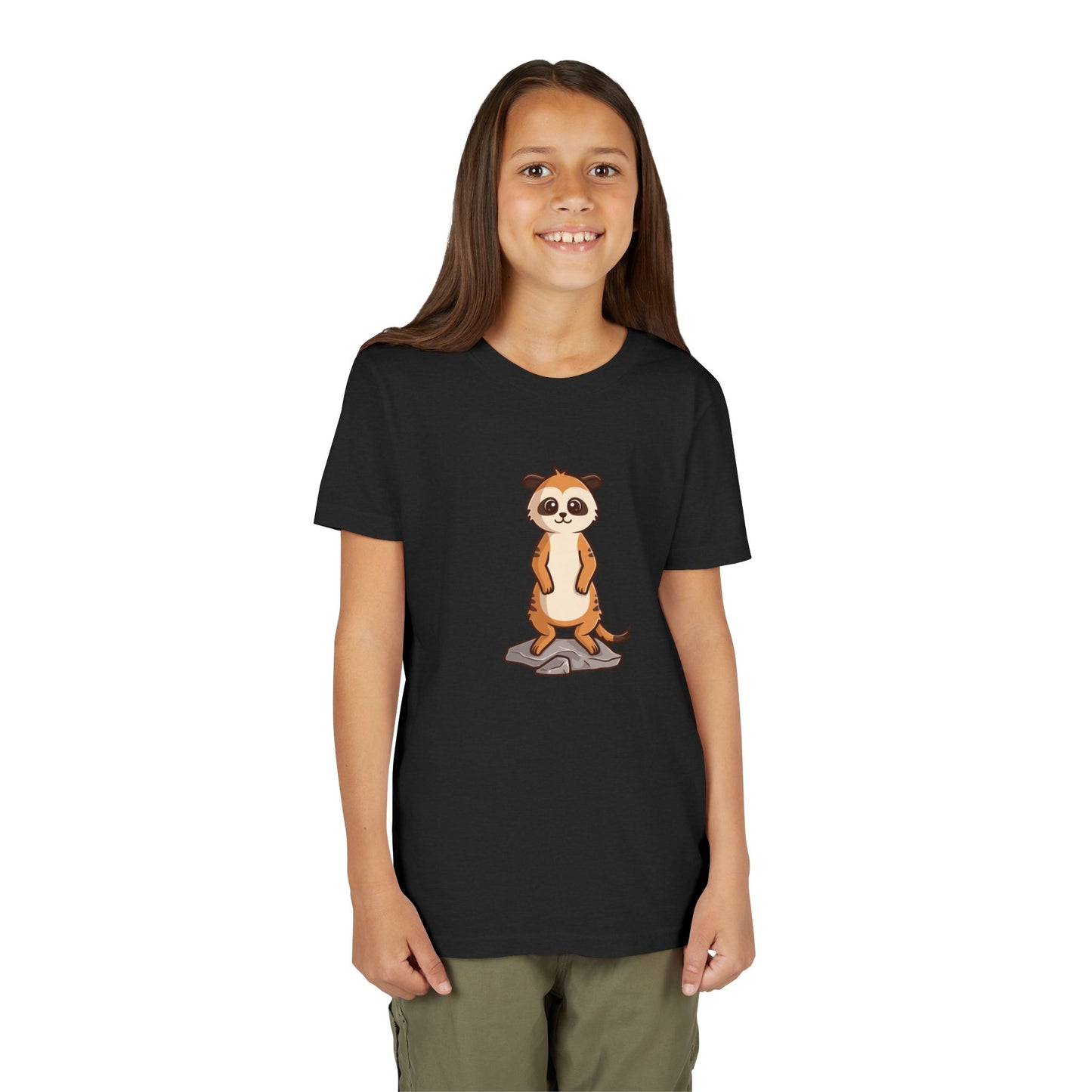 Meerkat Kawaii Style Youth Tee Shirt by Zoo Guide™
