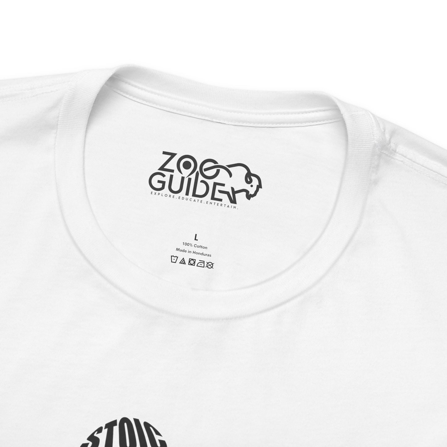 Gorilla Word Art Adult Unisex Short Sleeve Tee by Zoo Guide™
