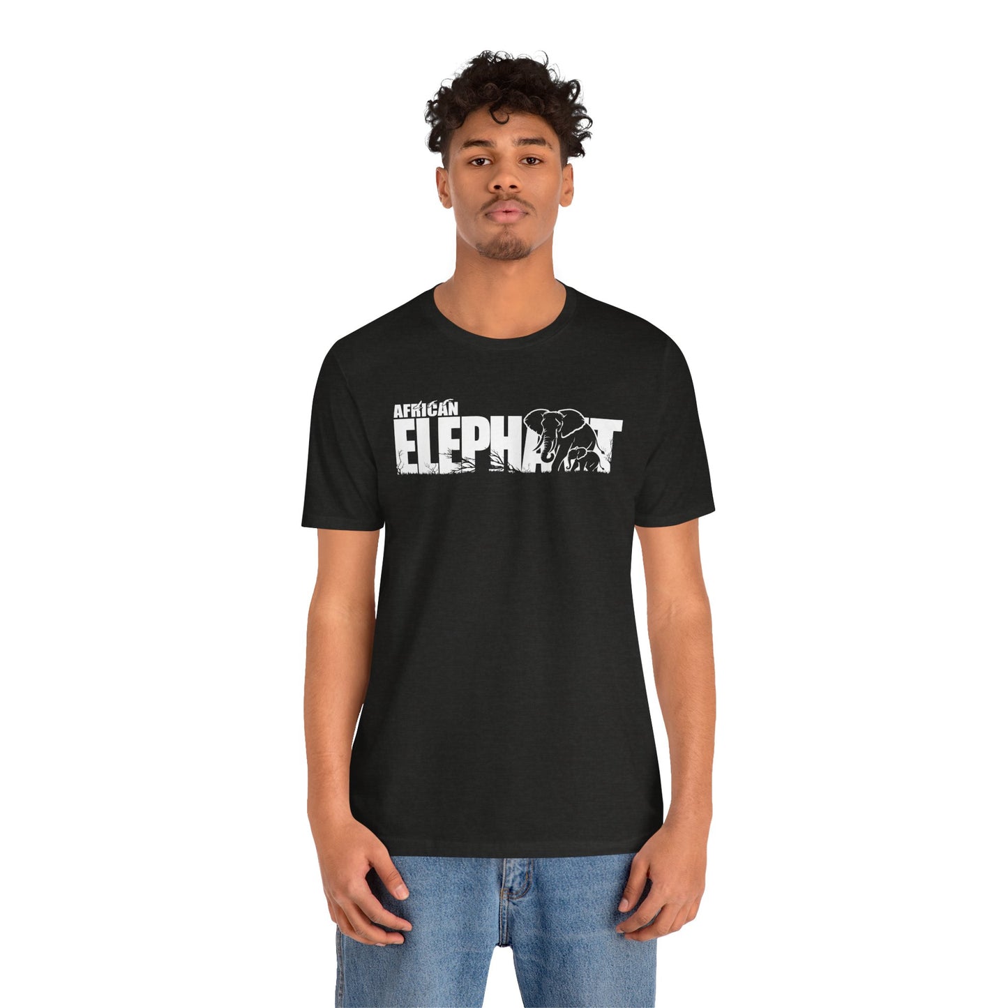 AFRICAN ELEPHANT Adult Unisex Tee Shirt by Zoo Guide™