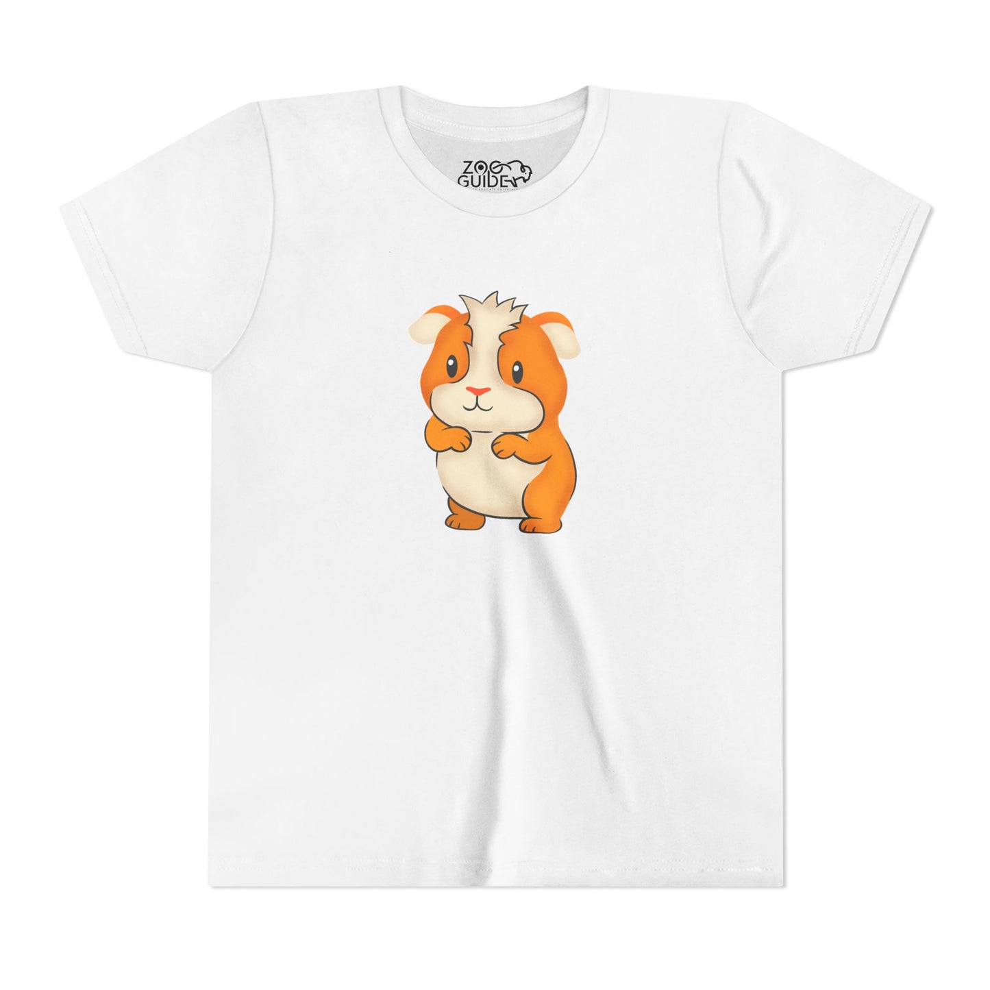 Guinea Pig Standing Youth Tee Shirt by Zoo Guide™