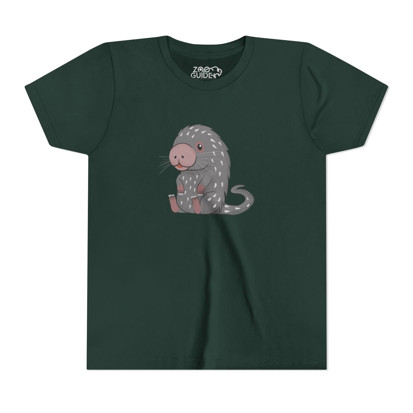 Brazilian Porcupine Kawaii Youth Tee Shirt by Zoo Guide™