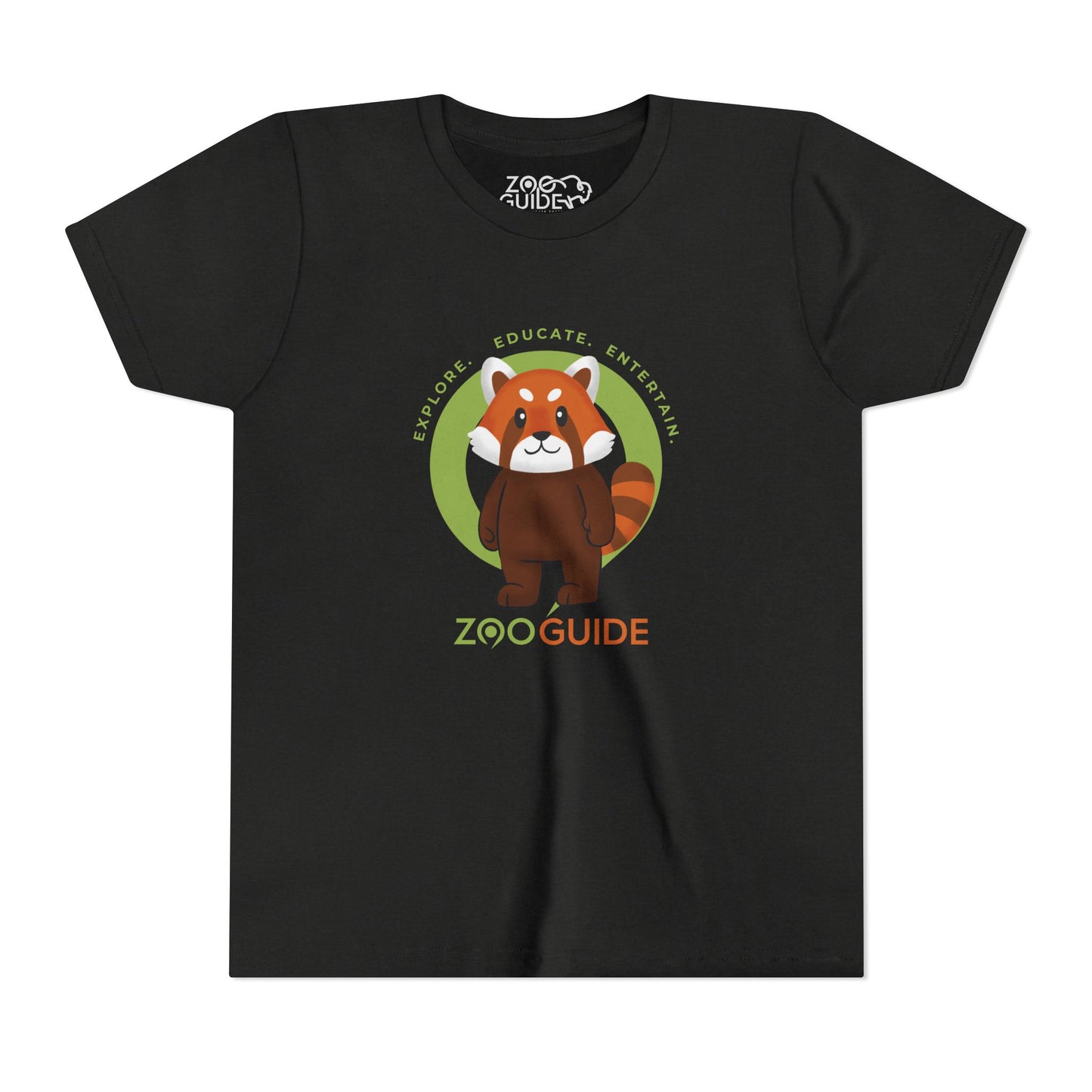 Red Panda Standing in Zoo Guide™ Waypoint Icon Youth Tee Shirt by Zoo Guide™