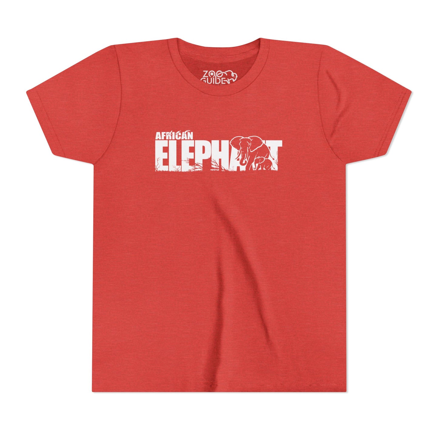 AFRICAN ELEPHANT Youth Tee Shirt by Zoo Guide™