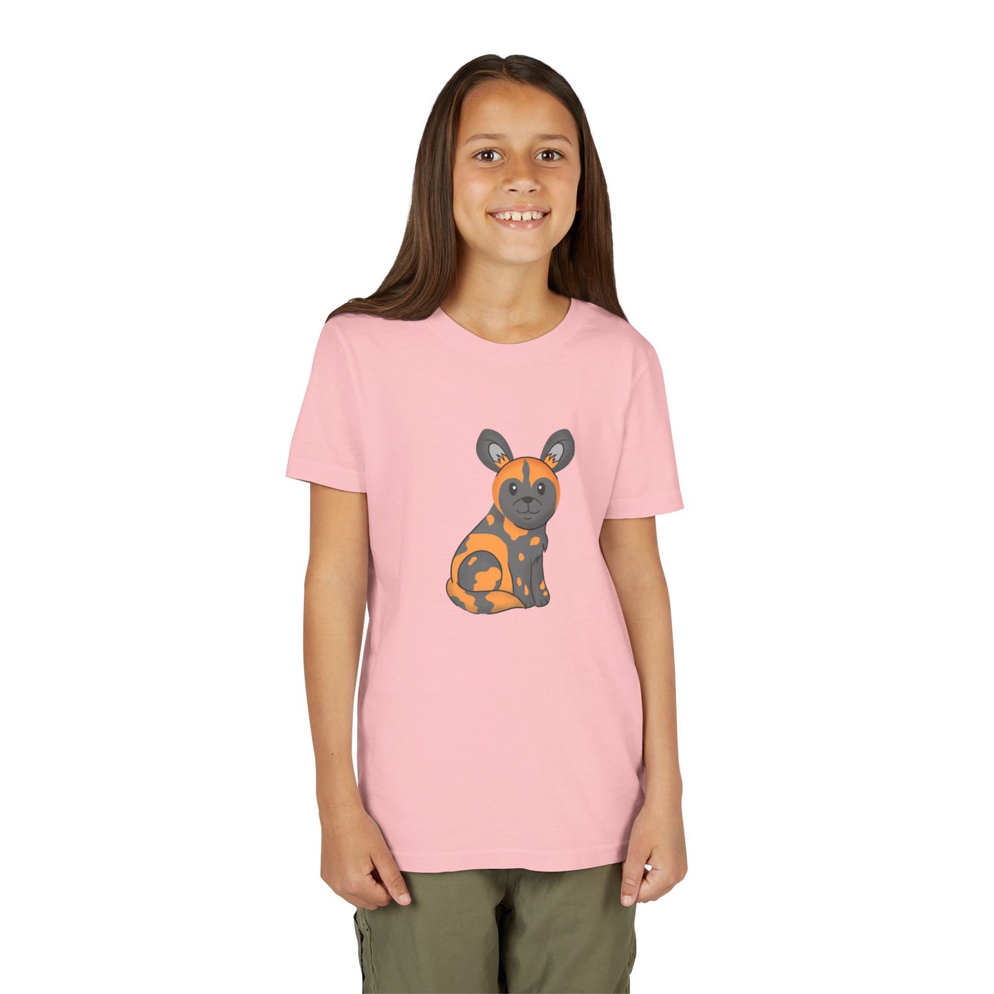 African Painted Dog Youth Tee Shirt by Zoo Guide™