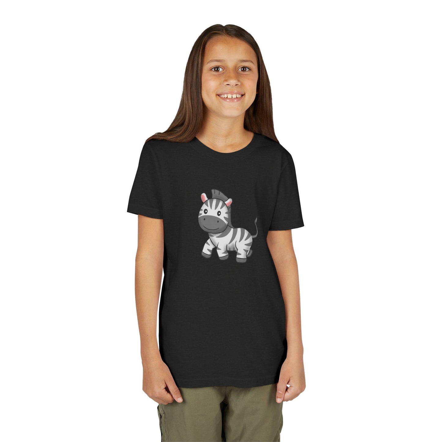 Zebra Youth Tee Shirt by Zoo Guide™