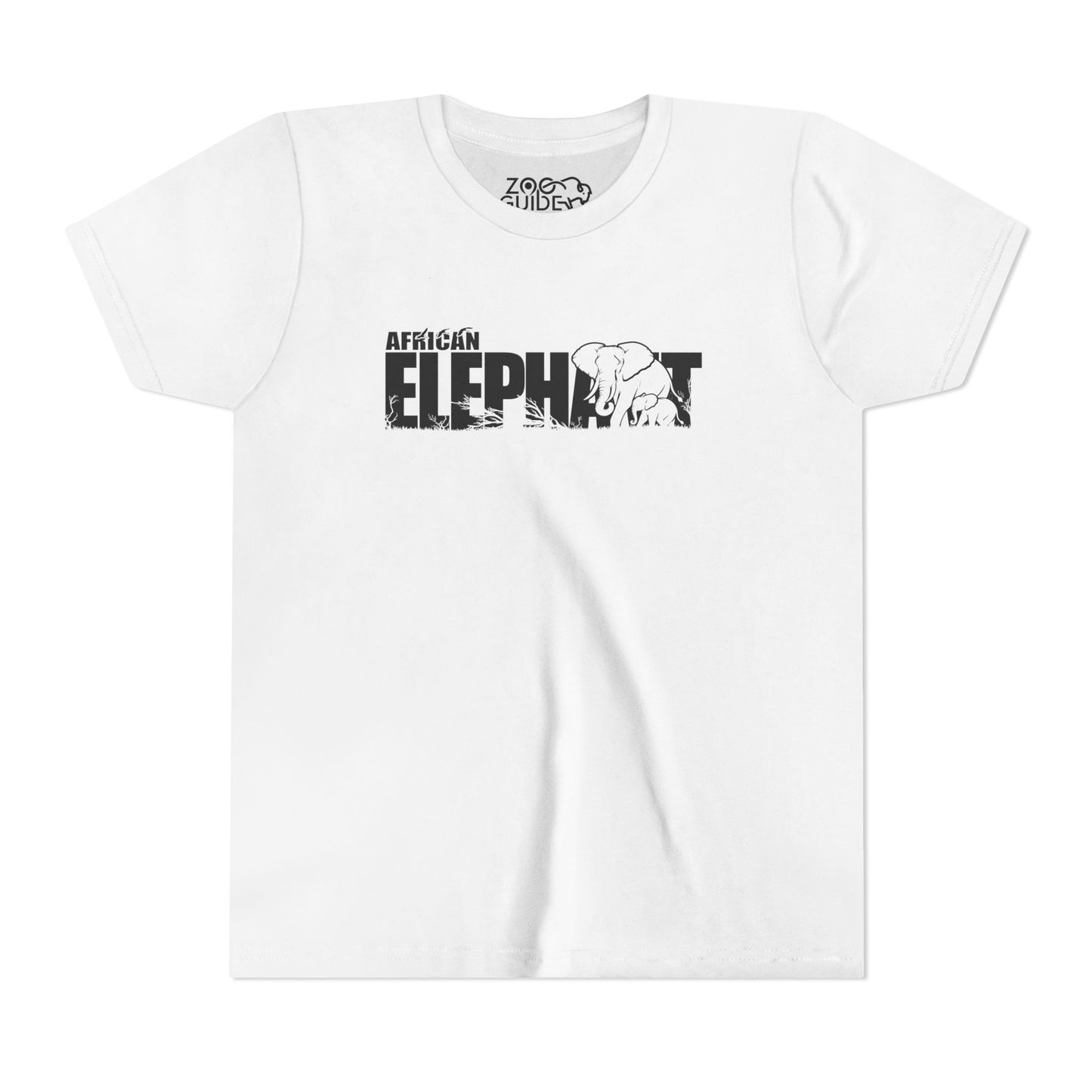 AFRICAN ELEPHANT Youth Tee Shirt by Zoo Guide™