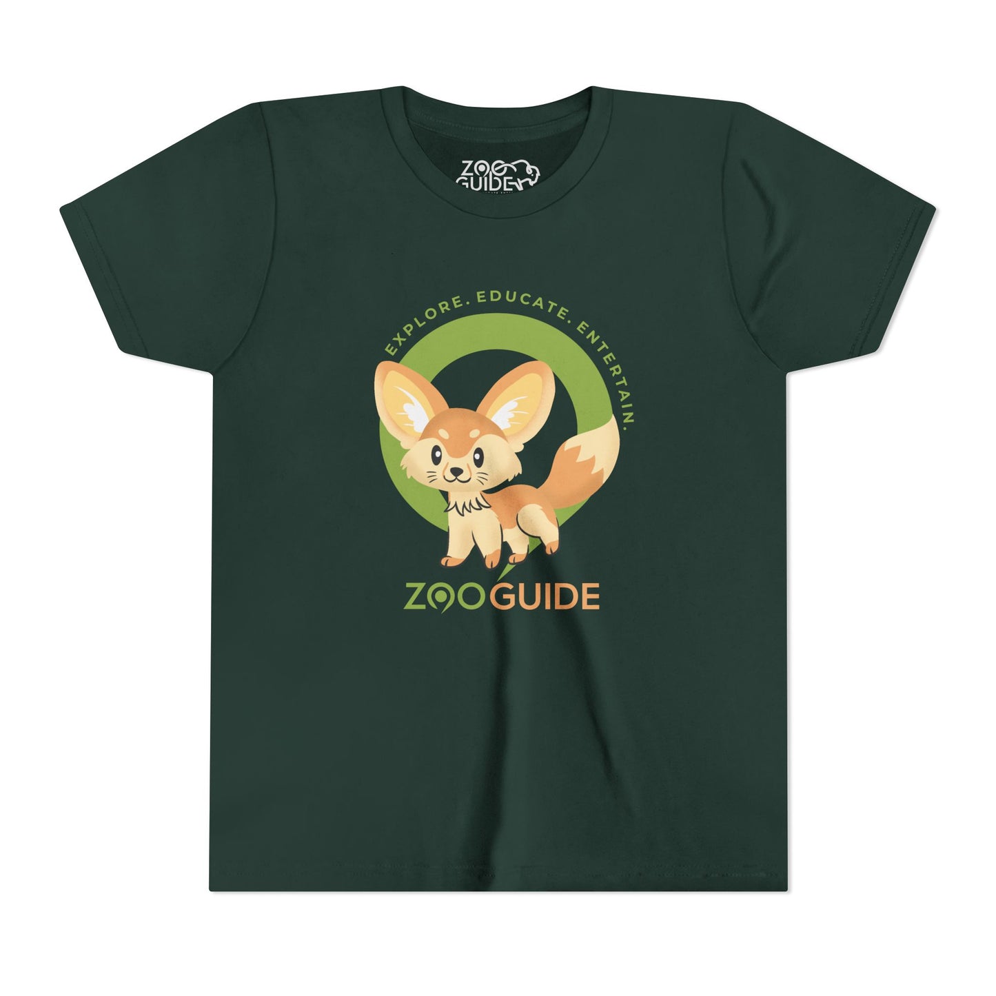 Fennec Fox in Zoo Guide™ Waypoint Icon Youth Tee Shirt by Zoo Guide™