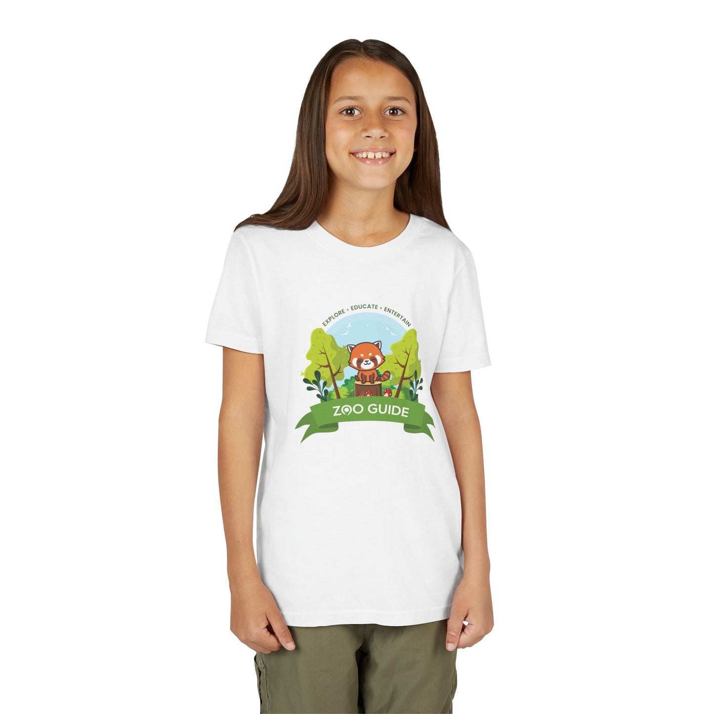 Red Panda Short Sleeve Youth Tee by Zoo Guide™