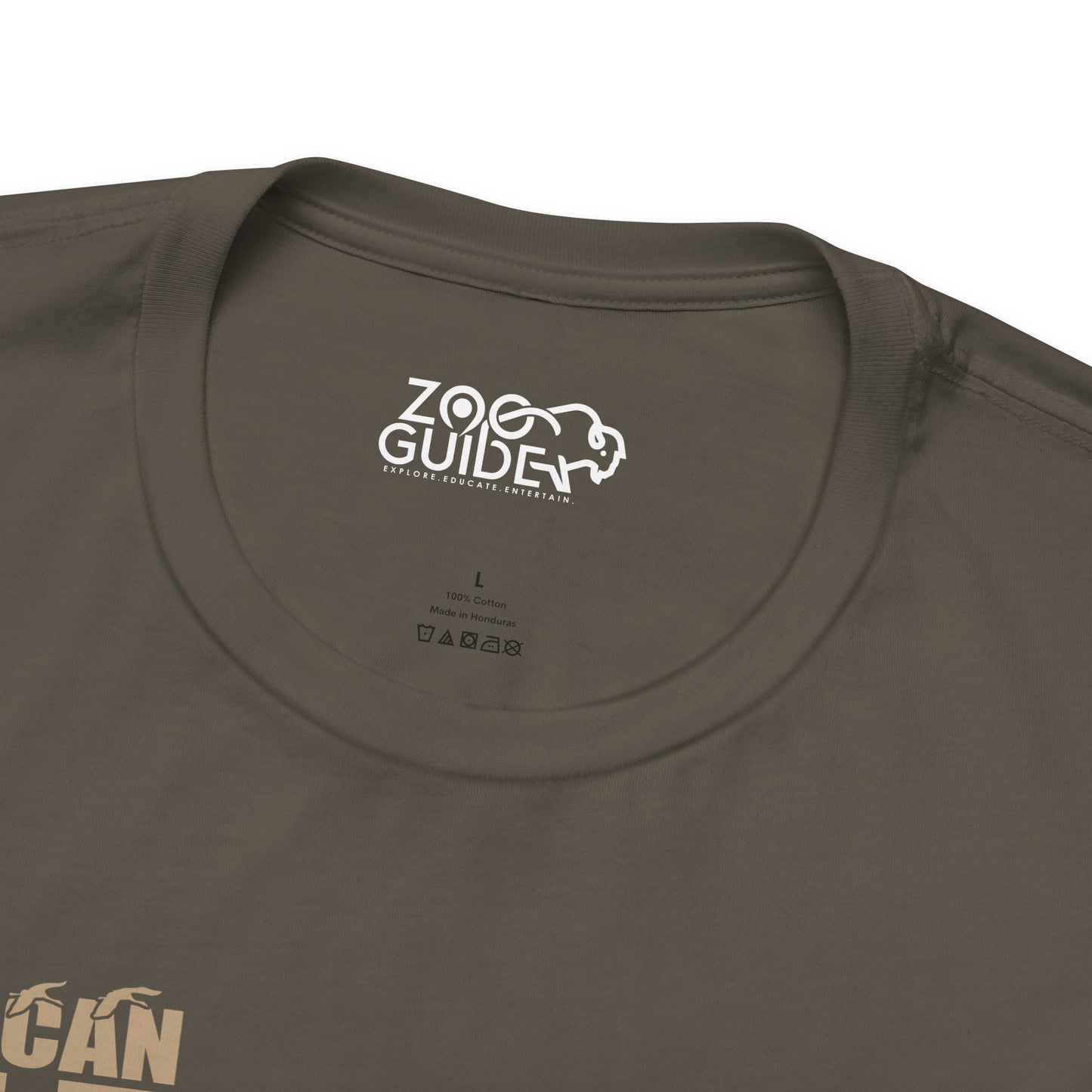 AFRICAN ELEPHANT Adult Unisex Tee Shirt by Zoo Guide™