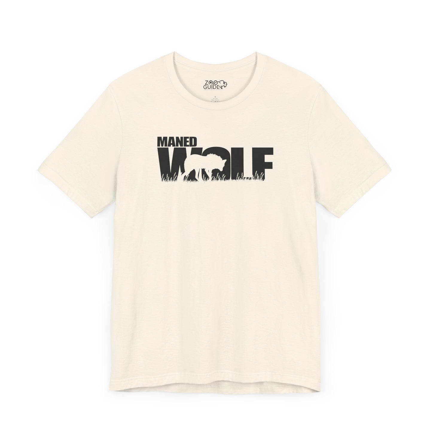 MANED WOLF Adult Unisex Tee Shirt by Zoo Guide™
