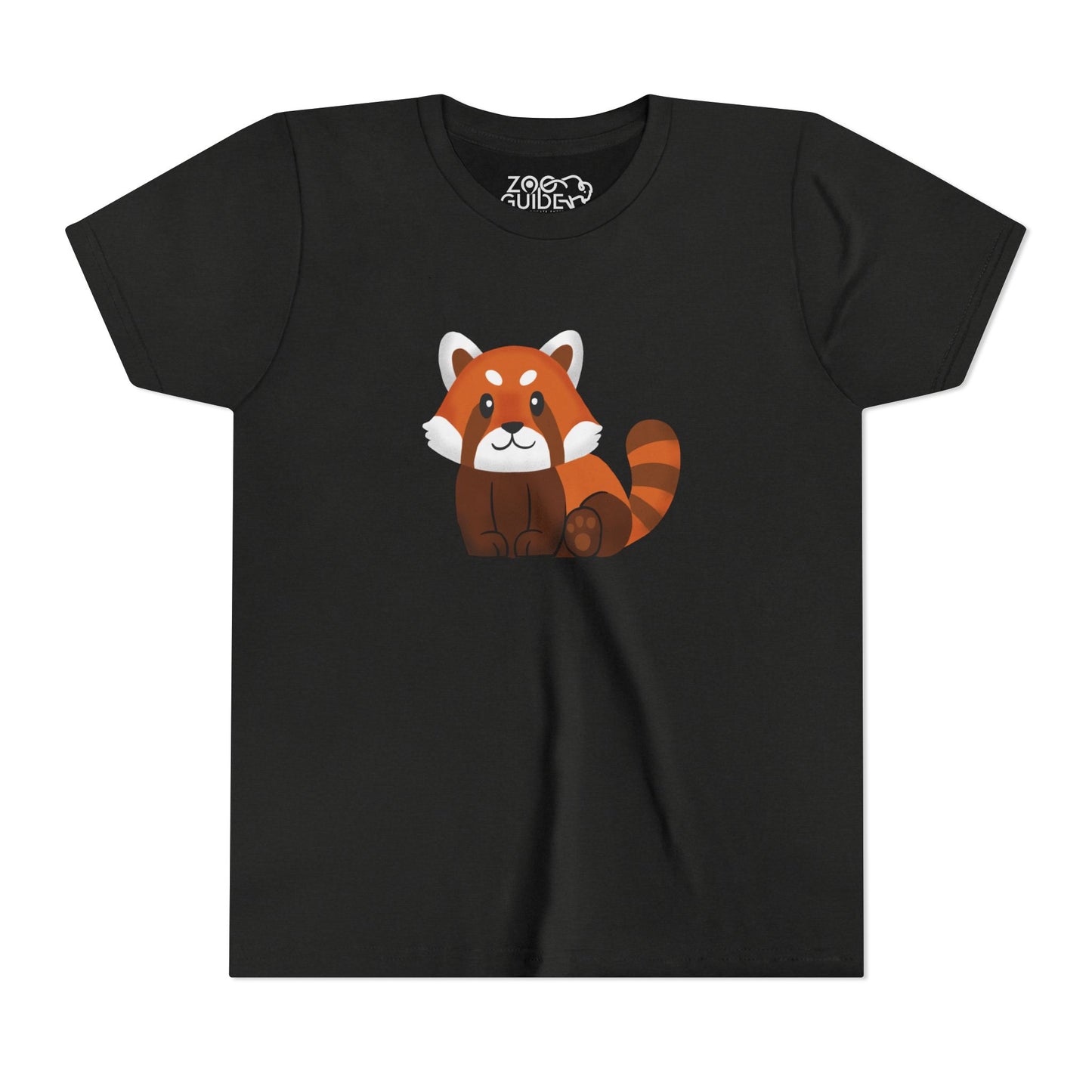 Red Panda Sitting Youth Tee Shirt by Zoo Guide™