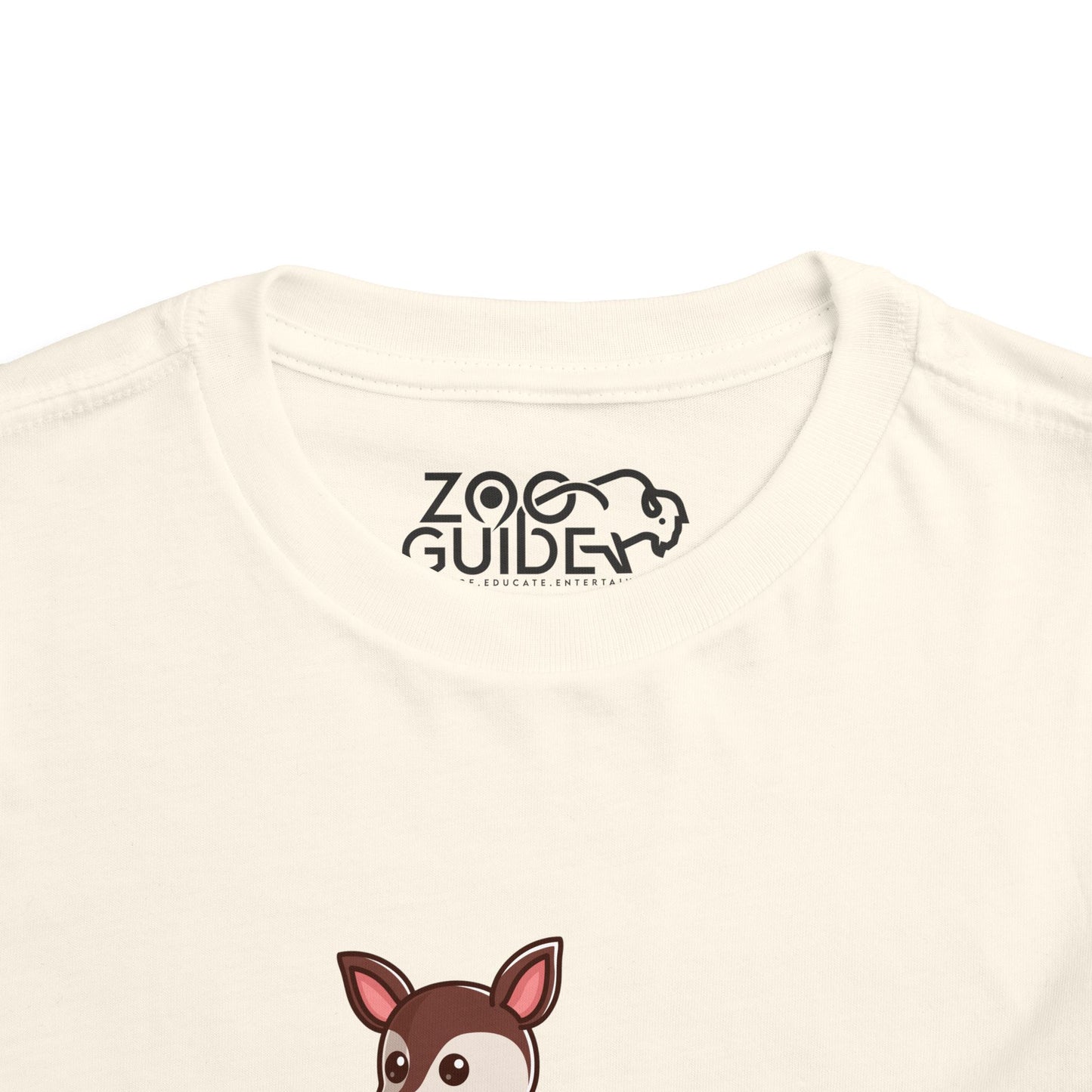 Okapi Kawaii Style Toddler Tee Shirt by Zoo Guide™