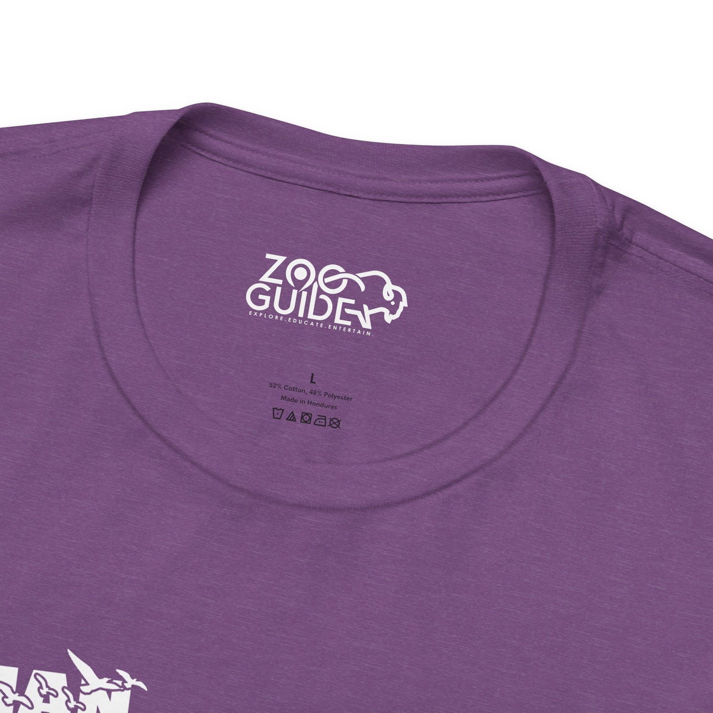 ASIAN ELEPHANT Adult Unisex Tee Shirt by Zoo Guide™