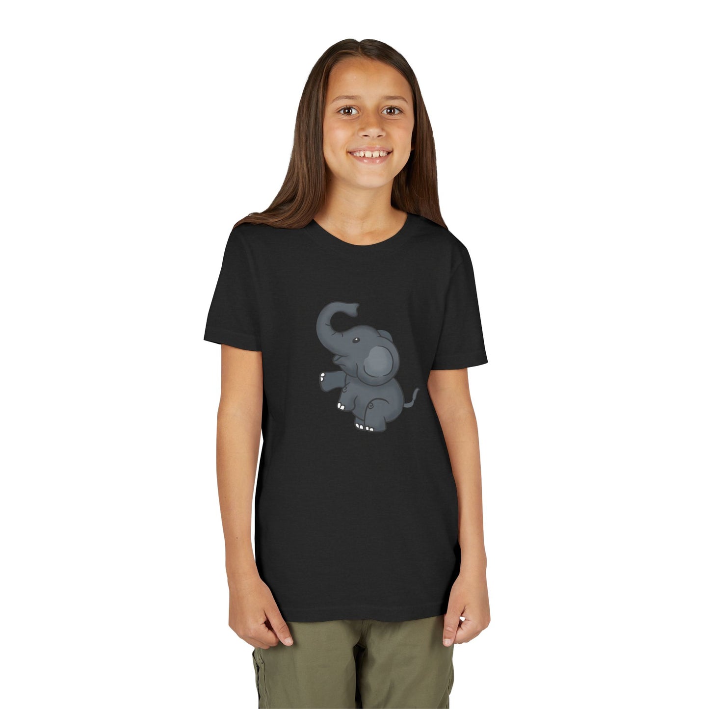 Dancing African Elephant Youth Tee Shirt by Zoo Guide™